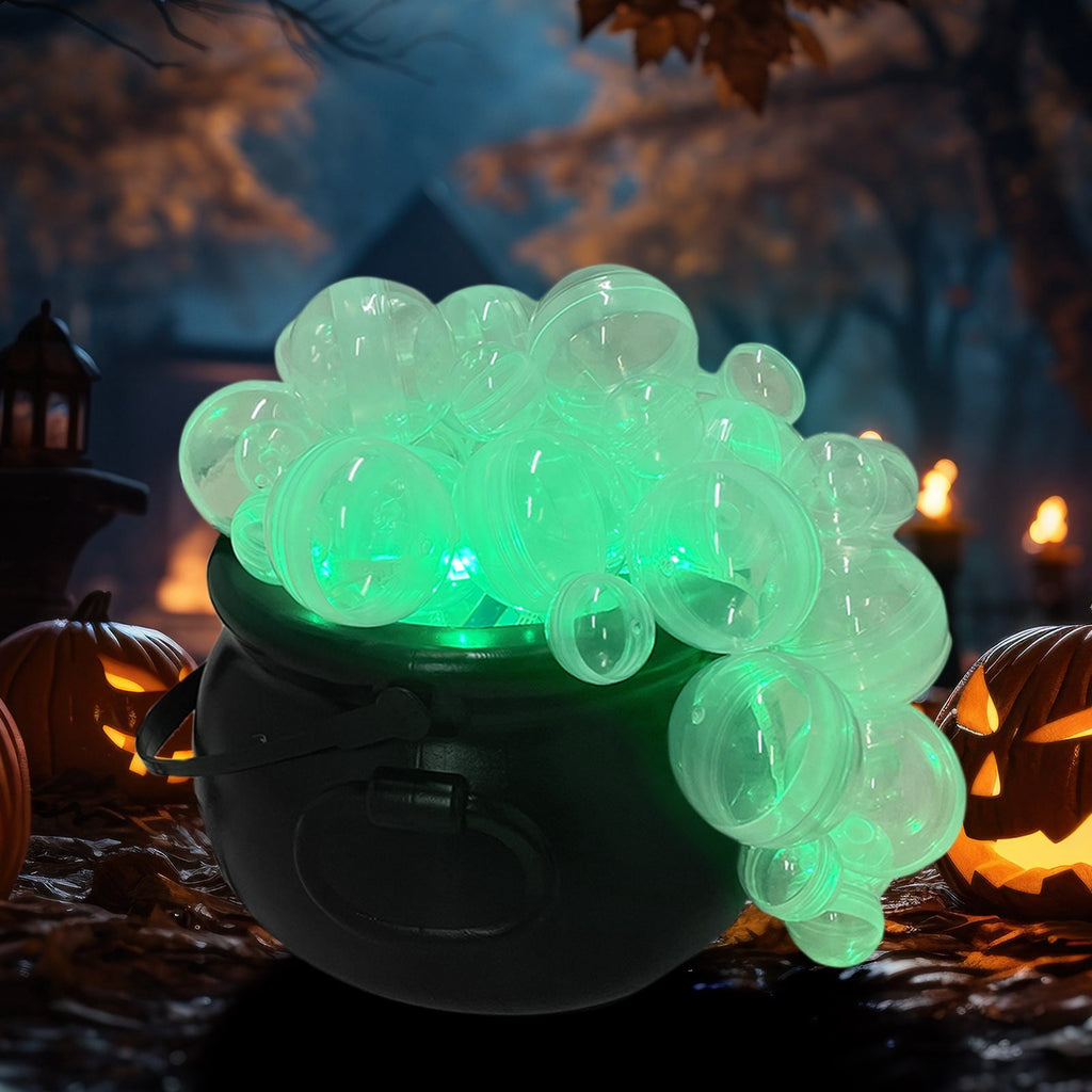 Muecwrye Halloween Decorations Outdoor, Halloween Clearance! Halloween Witches Cauldron with Lights, DIY Bubbling Cauldron Set Decor for Home Porch Outside, Halloween Party Supplies( Without Tripod)