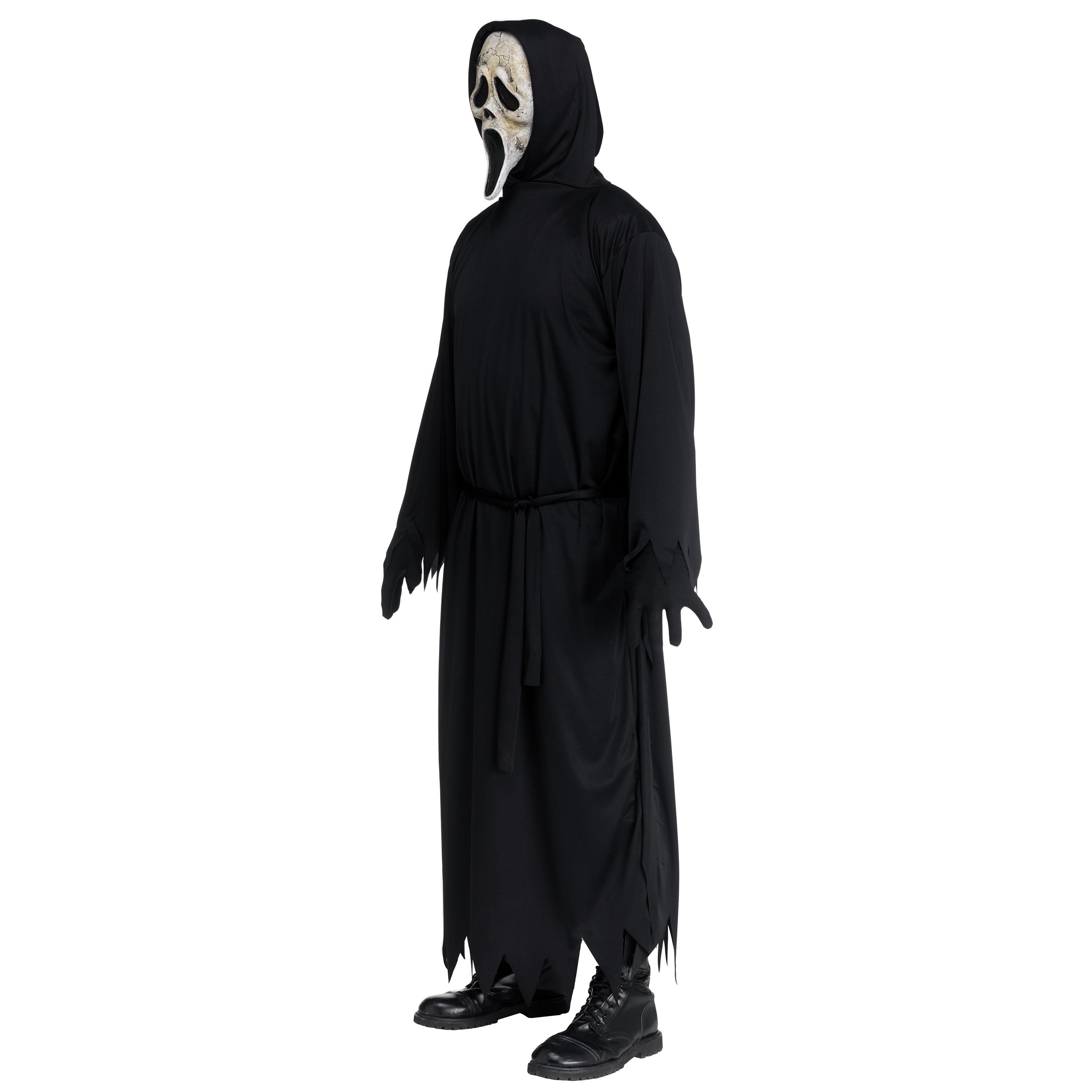 Aged Ghost Face Halloween Costume for Adults, Mens One Size Fit, by Fun World
