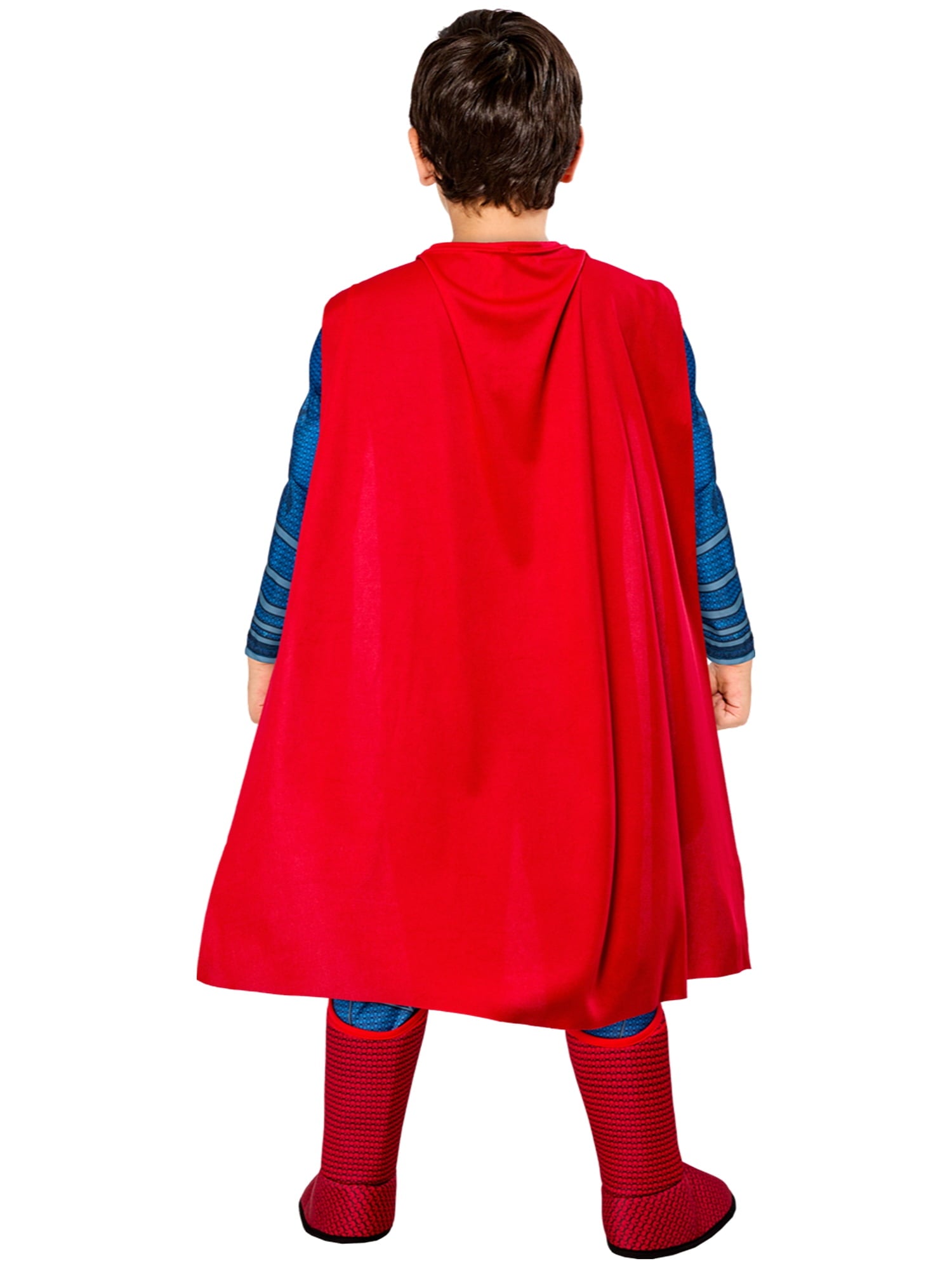 Justice League Superman Muscle Chest Deluxe Costume for Kids by Rubies, Boys Medium