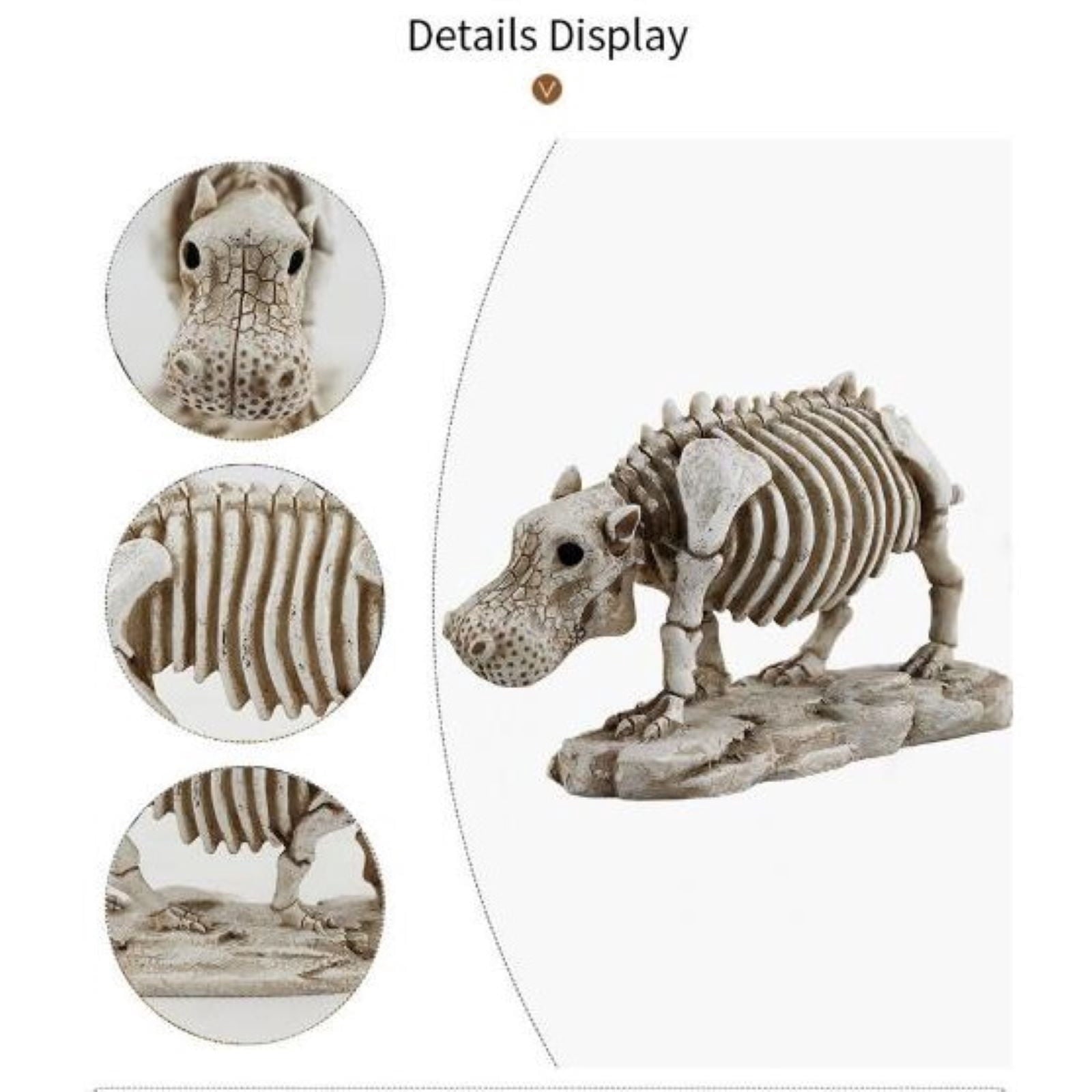 amlbb Halloween Decoration Halloween Skeleton Horror Decorations Simulation Animals Skeleton Ornaments Bar Decoration Frogs Skeleton on Clearance