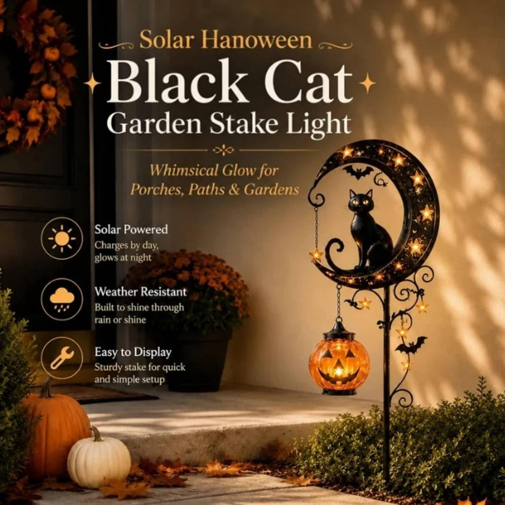 Clearance! Highland Cow Solar Garden Light, 18in Garden Statue with LED Glow, Waterproof Outdoor Yard Decor Stake, Resin Lawn Pathway Light for Backyard Patio Porch Halloween Gift
