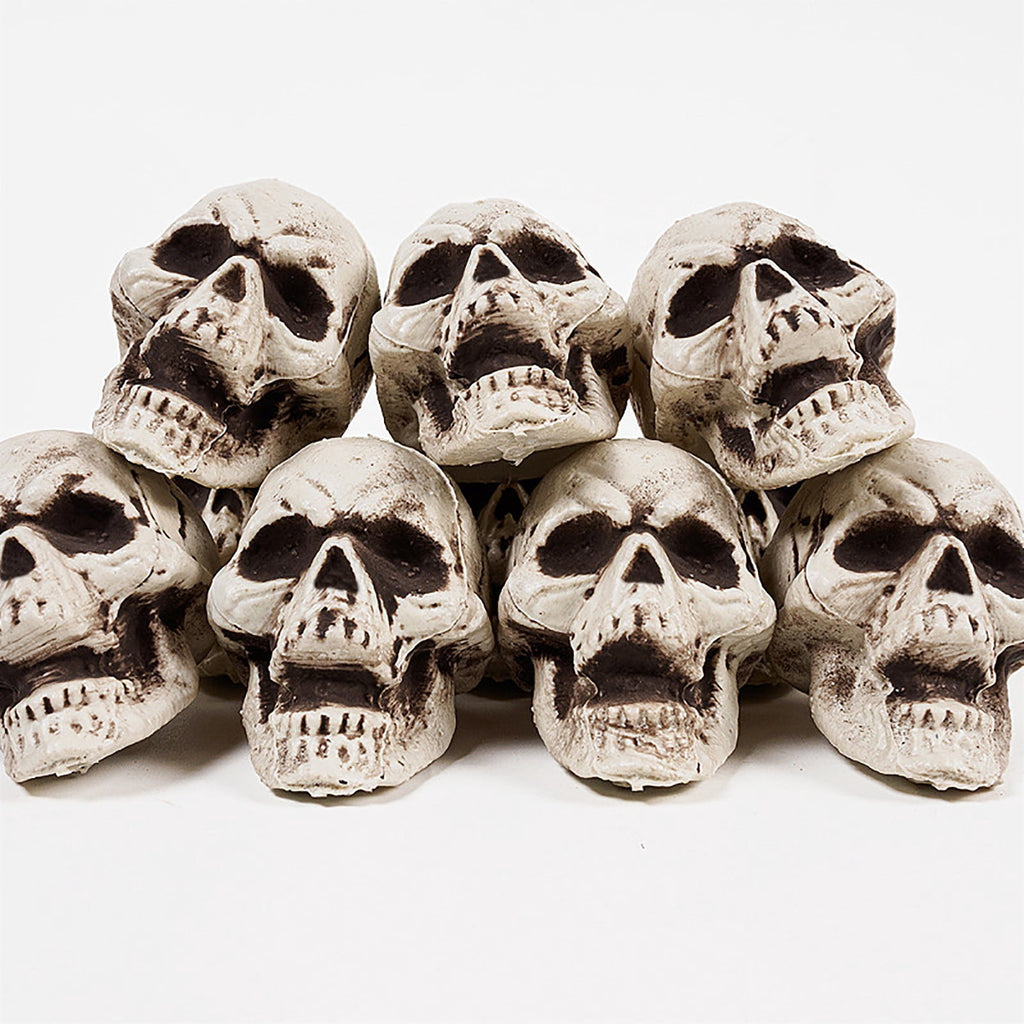 CASAFUN Halloween Skulls Realistic Looking Skulls Human Skeleton Head Skull for Halloween Bar Home Table Decoration