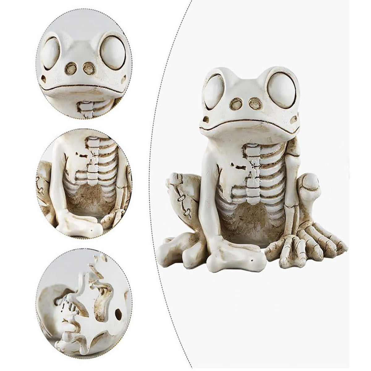 amlbb Halloween Decoration Halloween Skeleton Horror Decorations Simulation Animals Skeleton Ornaments Bar Decoration Frogs Skeleton on Clearance