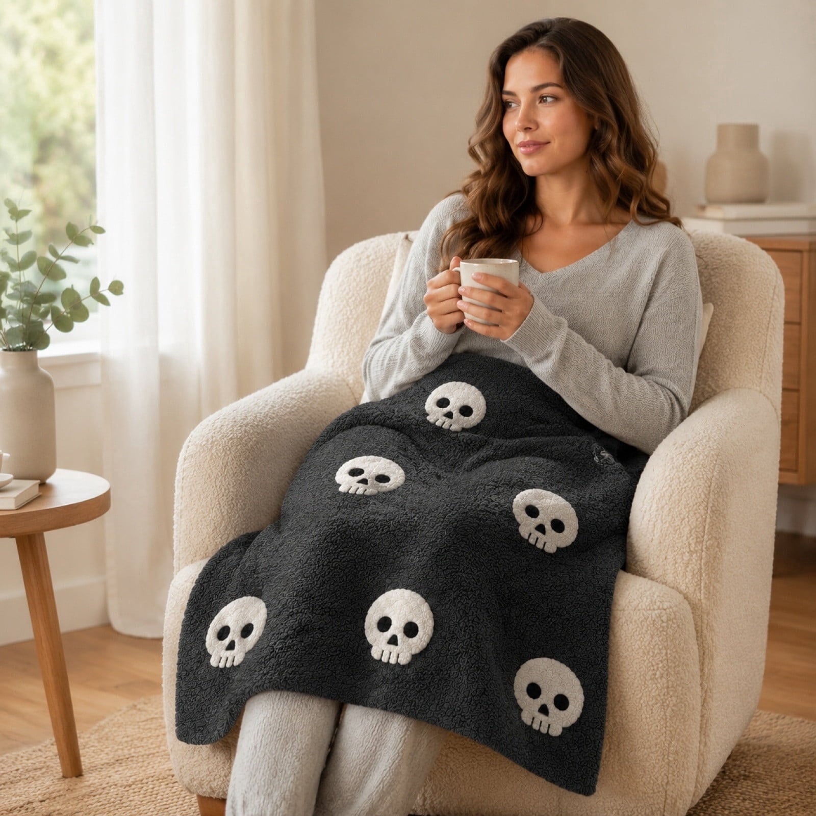 Guvpev Halloween Flannel Throw Blanket, 39.4" x 27.6" Soft Plush 3D Pumpkin Printed Decorative Blanket for Couch, Bed, Travel, Living Room, Cozy Fall Holiday Home Accent