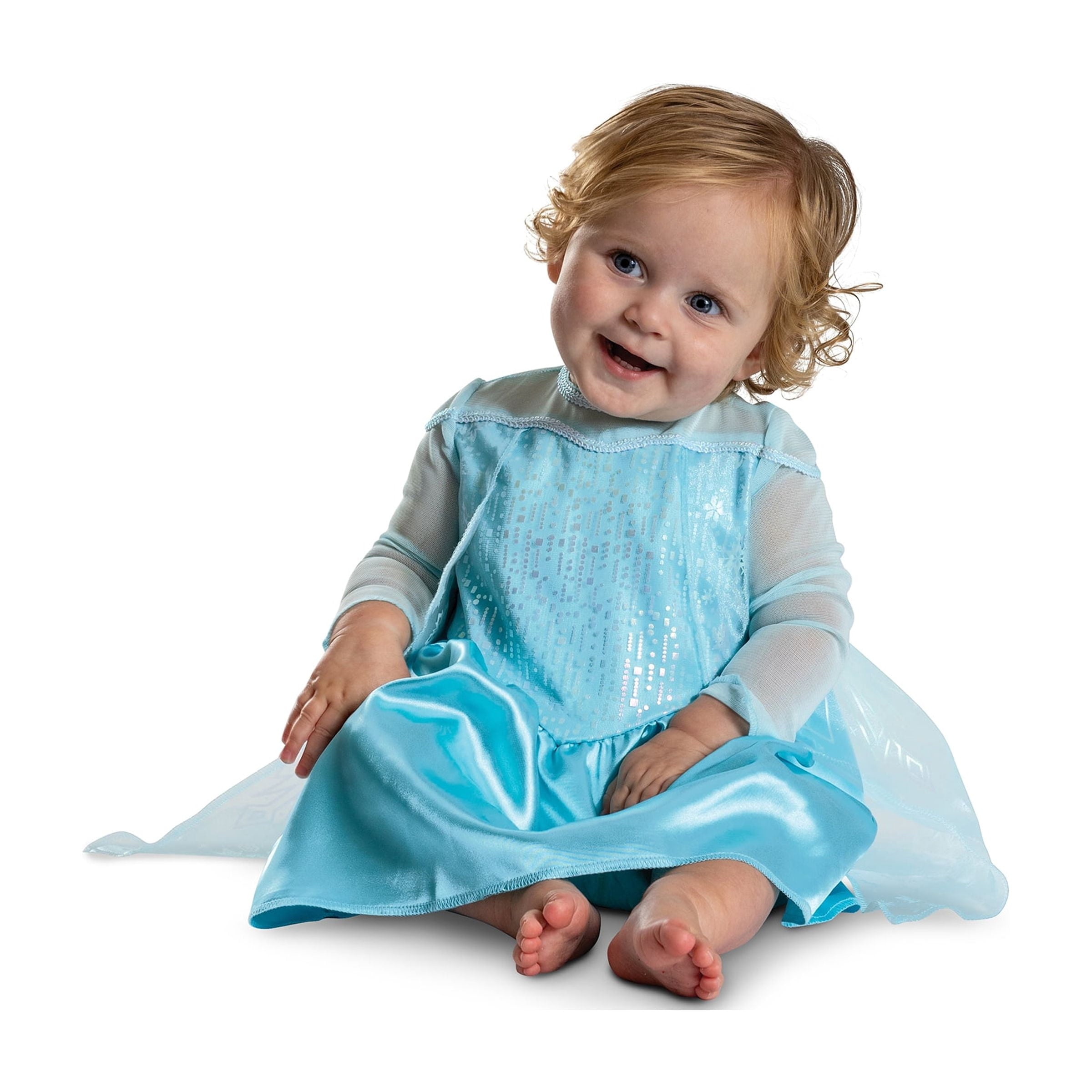 Disney Frozen Elsa Halloween Costume for Children, Toddlers Size 3T-4T, by Disguise