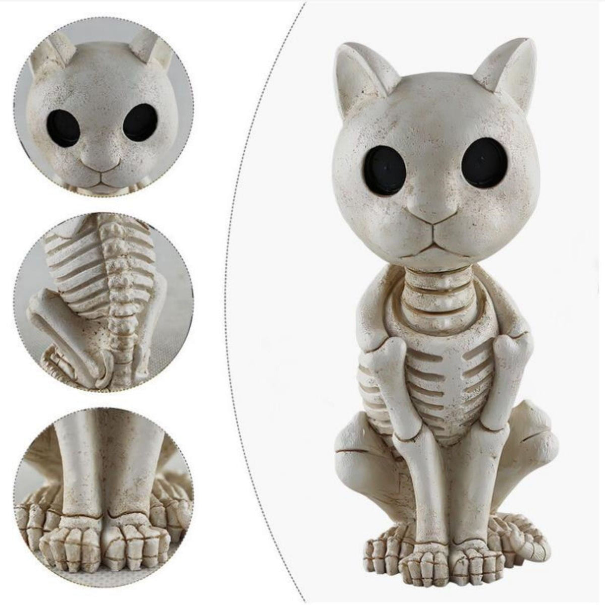 amlbb Halloween Decoration Halloween Skeleton Horror Decorations Simulation Animals Skeleton Ornaments Bar Decoration Frogs Skeleton on Clearance