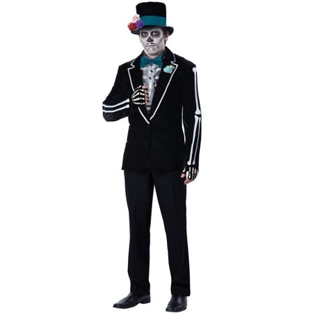Day Of The Dead Gentleman El Novio Muerto Men's Costume X-Large 44-46