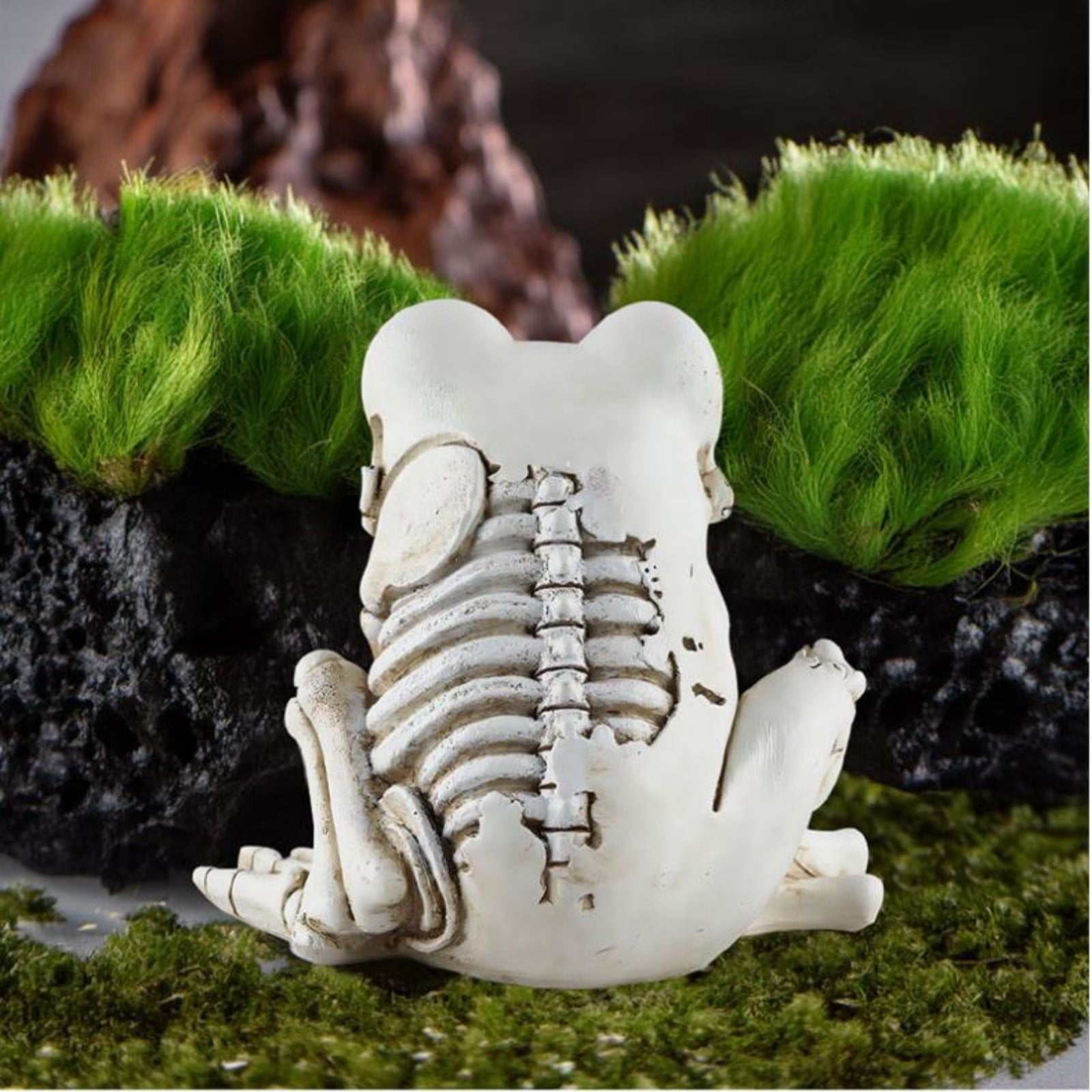 amlbb Halloween Decoration Halloween Skeleton Horror Decorations Simulation Animals Skeleton Ornaments Bar Decoration Frogs Skeleton on Clearance