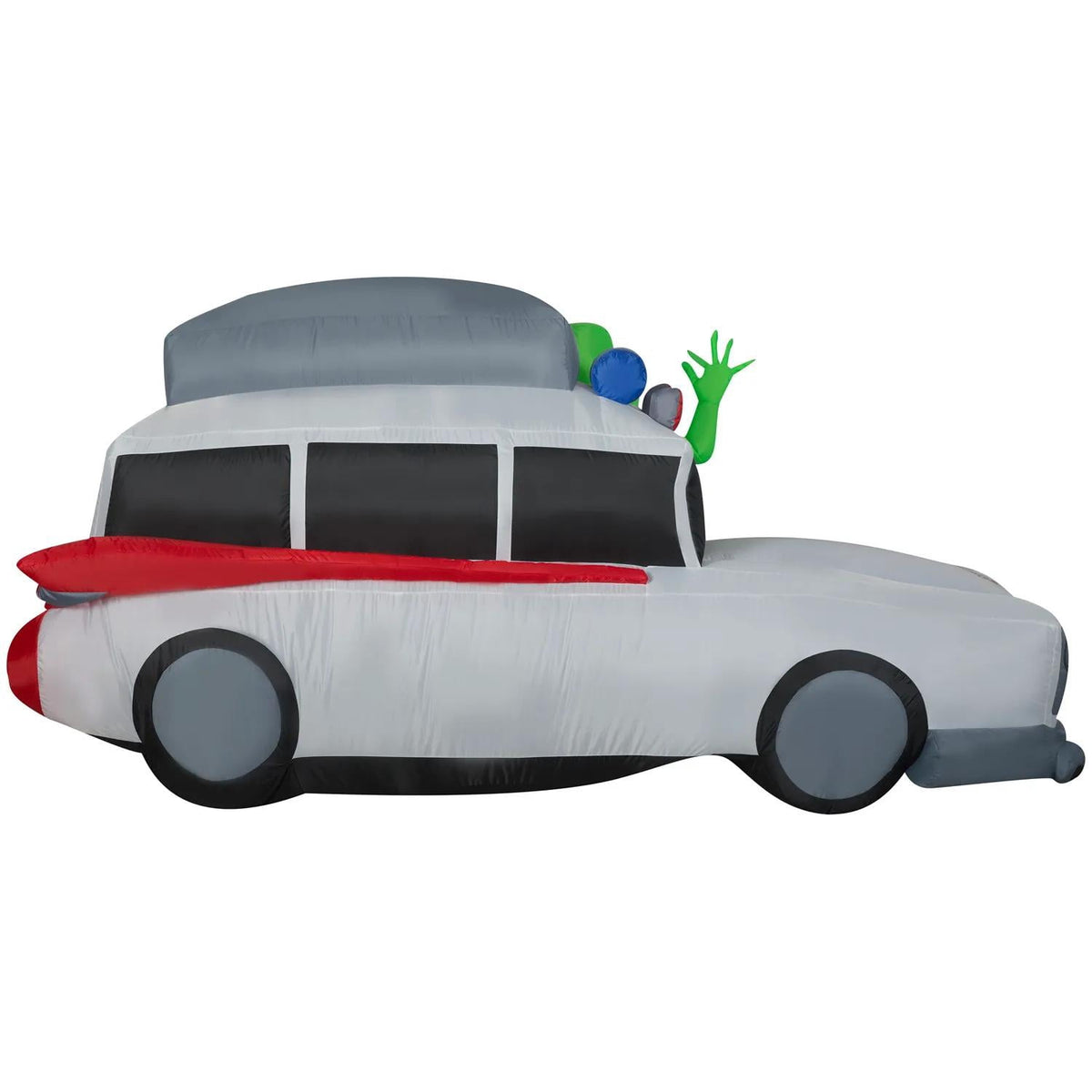 44 Airblown Blowup Inflatable Ghostbusters Ecto-1 with Slimer Halloween Outdoor Yard Decoration