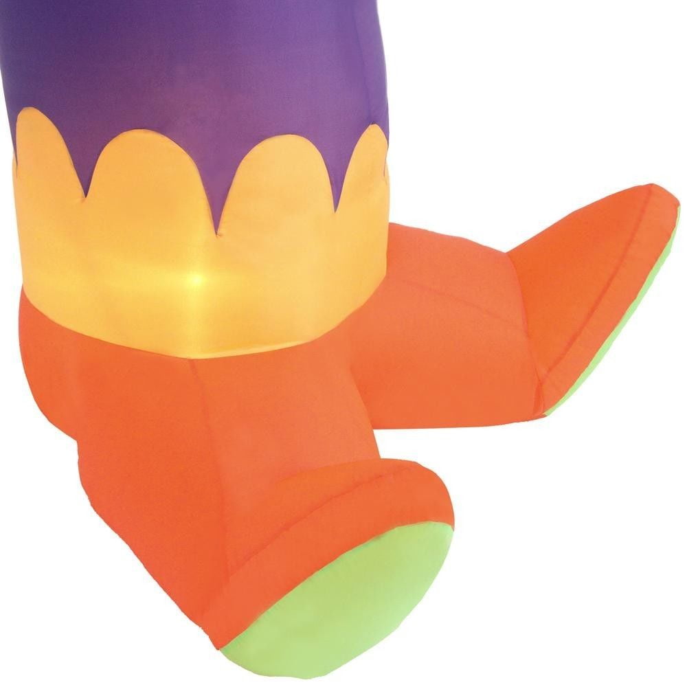 Gemmy Kaleidoscope Clown Airblown Halloween Yard Inflatable, 7.5'