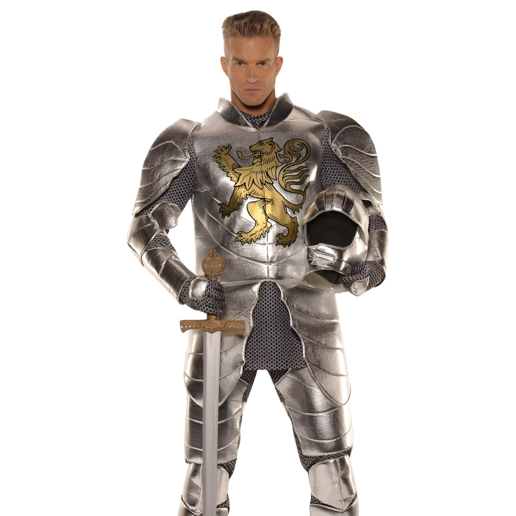 Plus Size Knight in Shining Armor Costume for Men