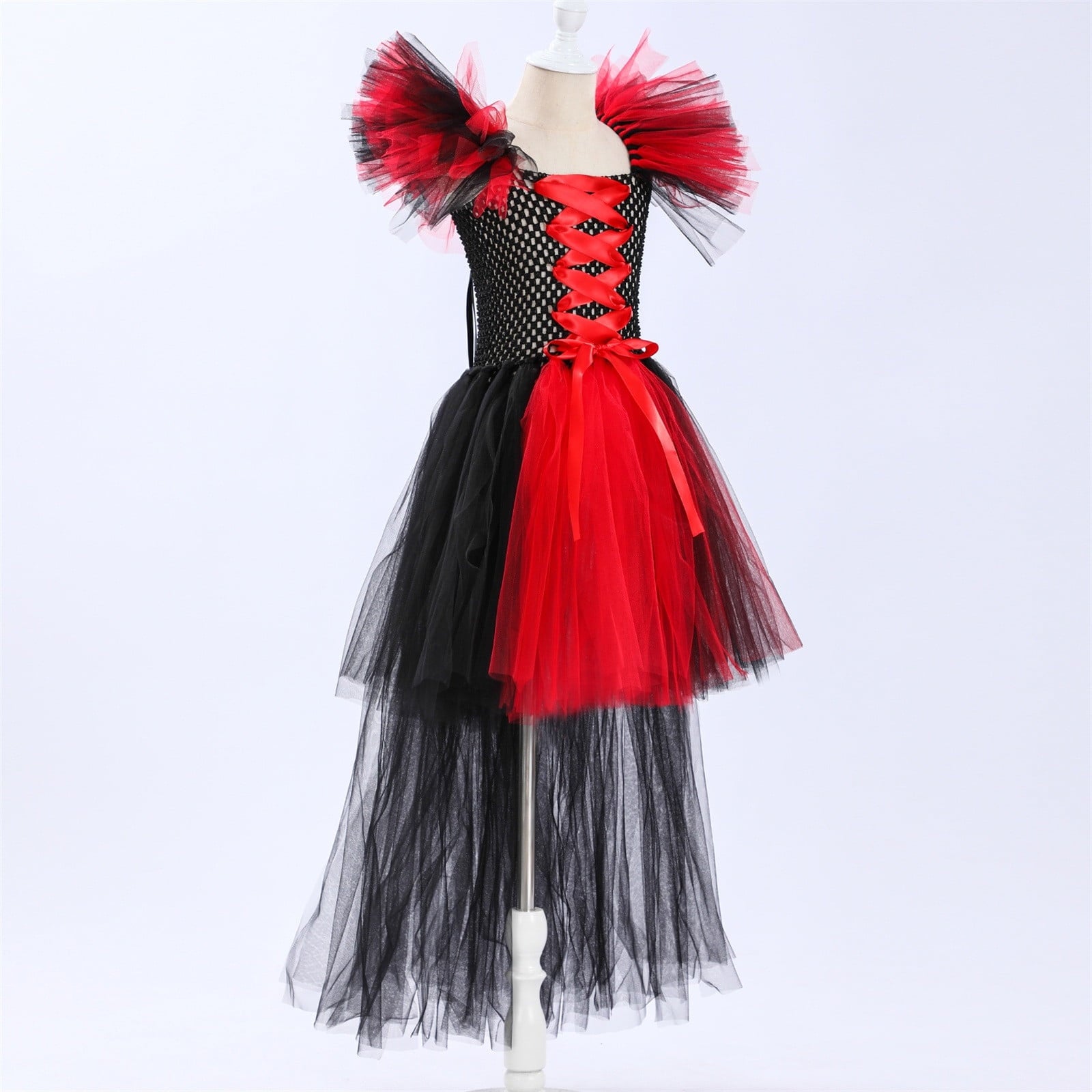 HNMKIU Halloween for Girls Toddler Kids Baby Girls Magnificent Witch Halloween Black Gown Fancy Dress Up Cosplay Party Tutu Dress Dresses E - 18-24 Months