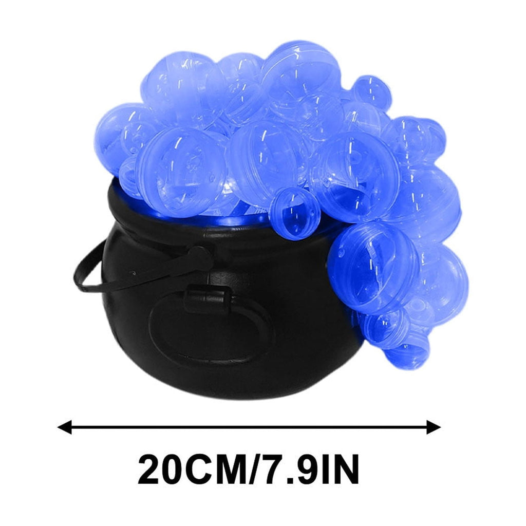 Muecwrye Halloween Decorations Outdoor, Halloween Clearance! Halloween Witches Cauldron with Lights, DIY Bubbling Cauldron Set Decor for Home Porch Outside, Halloween Party Supplies( Without Tripod)