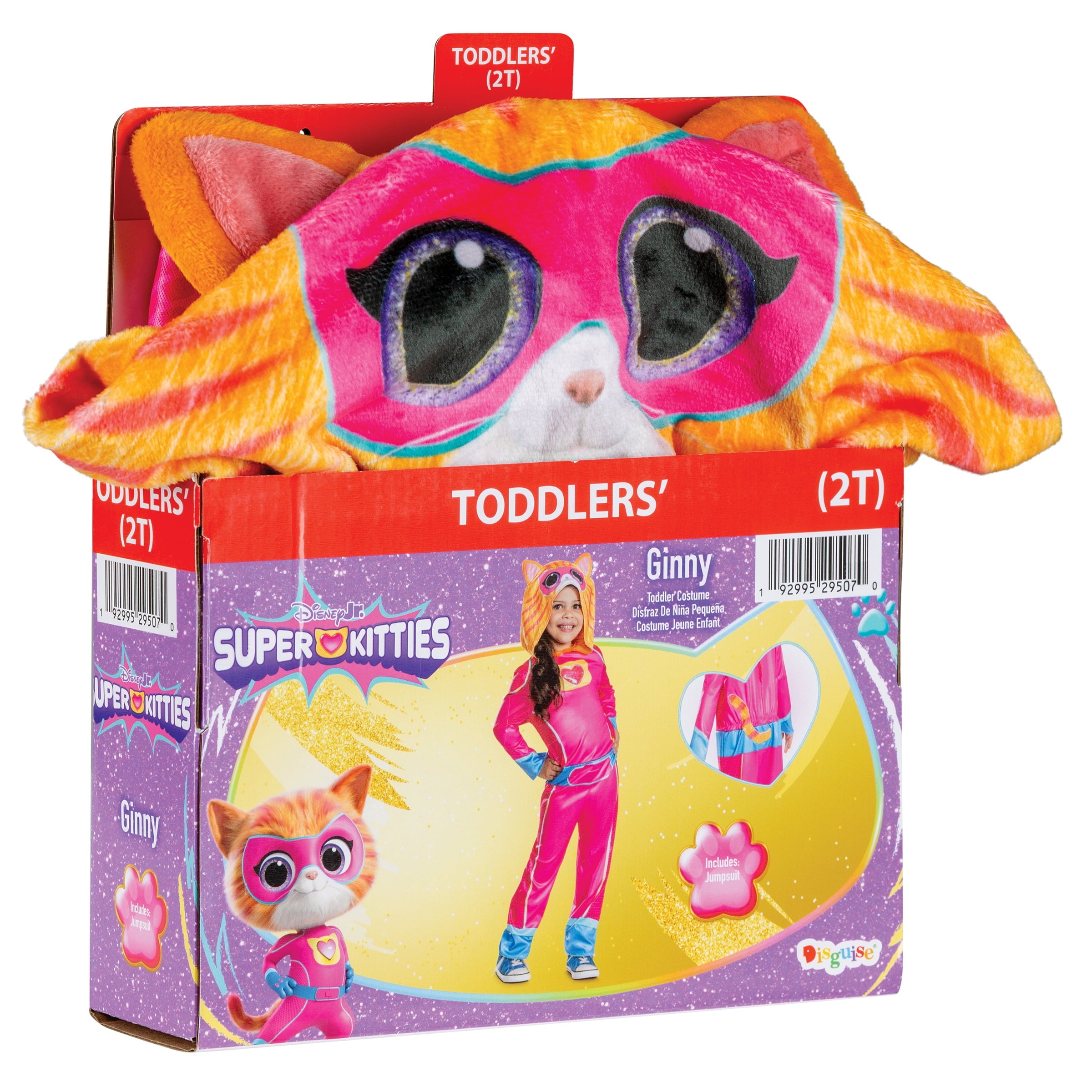 Disney Super Kitties Ginny Halloween Costume for Children, Toddlers Size 3T-4T, by Disguise