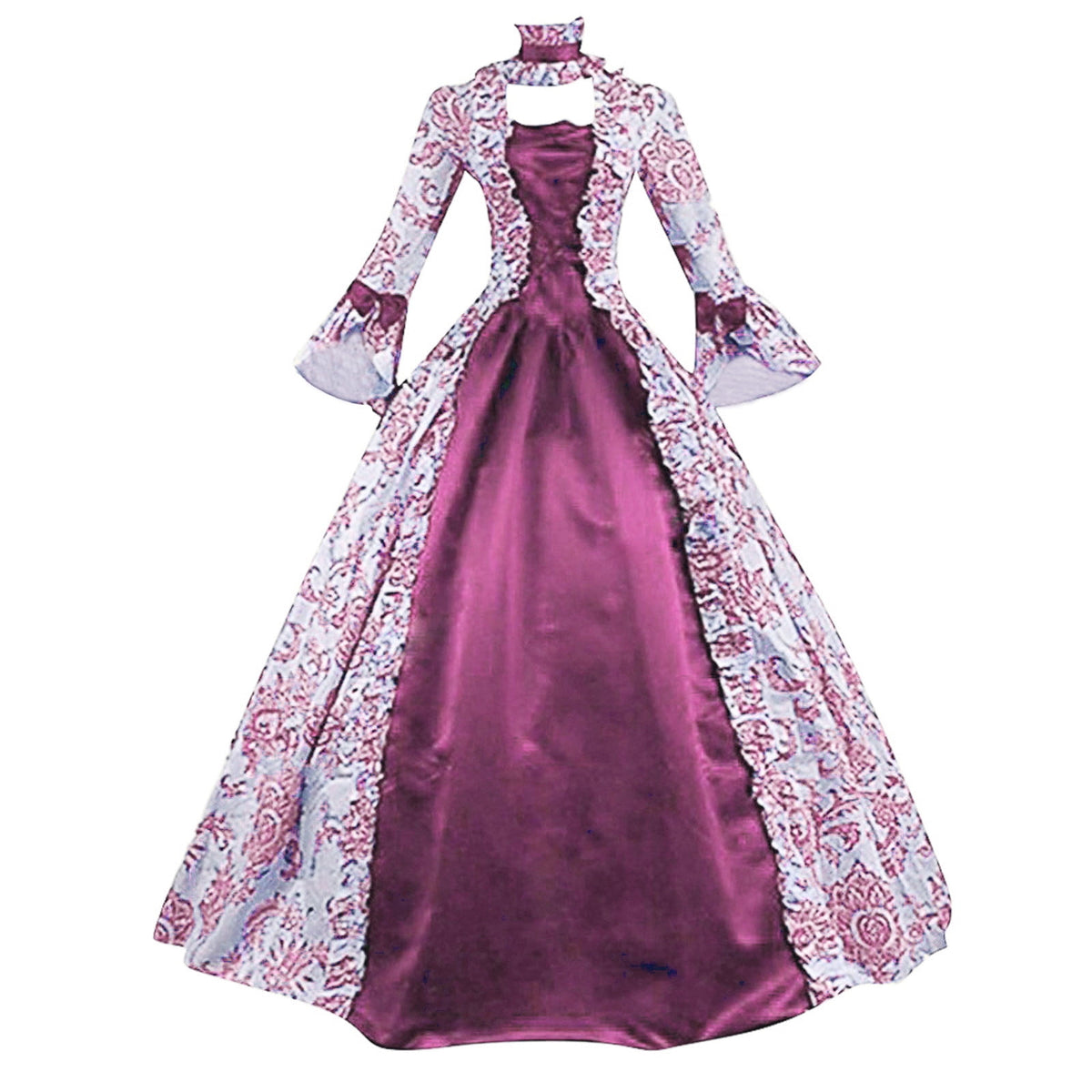 DDAPJ pyju Medieval Dress for Women Evening Masquerade Ball Gowns Vintage 1700S Victorian Renaissance Costume Green XXXXXL