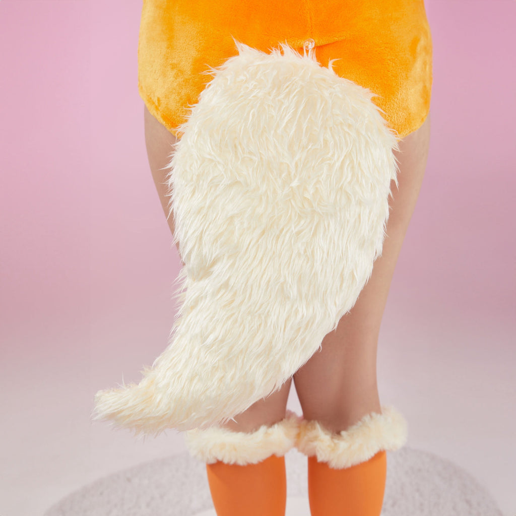 Women sexy Fluffy Hooded Bodysuit Halloween Deep V Kawaii One Piece Lingerie Rompers with Choker and Socks
