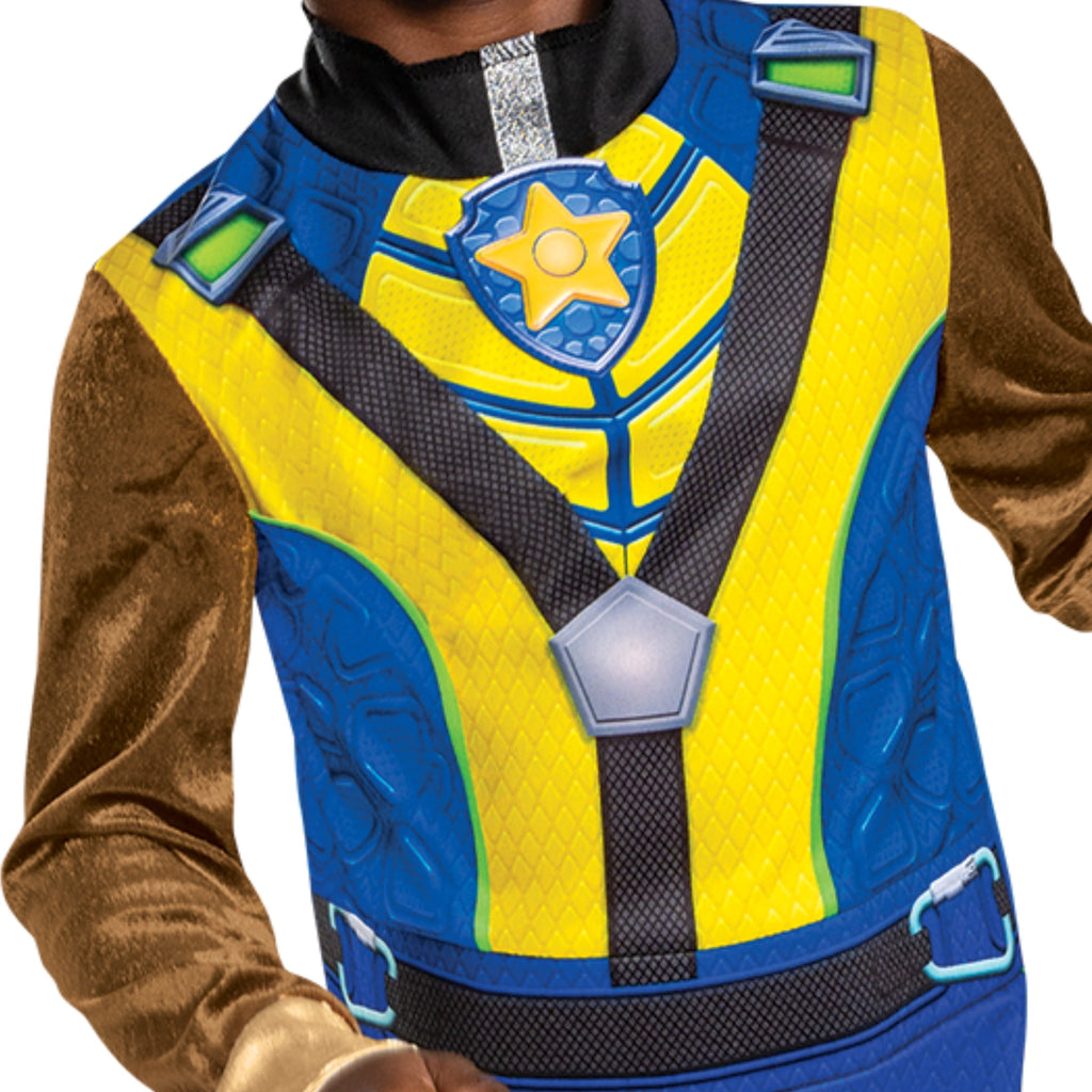 Paw Patrol Chase Dino Halloween Costume for Children, Toddlers Size 3T-4T, by Disguise