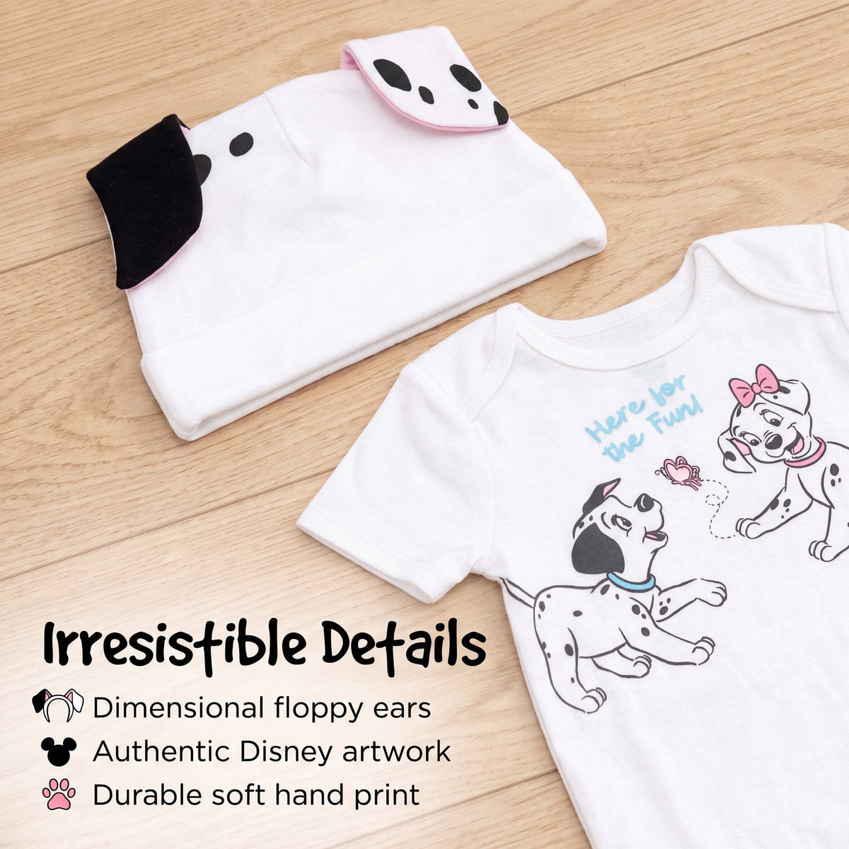 Disney Winnie the Pooh Baby Boy or Girl 2-Piece Cosplay Bodysuit and Hat Set Light Blue Eeyore