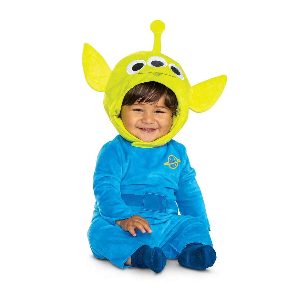 Disguise Infant Boys' Disney Pixar's Toy Story Alien Classic Jumpsuit Costume - Size 6-12 Months - Blue