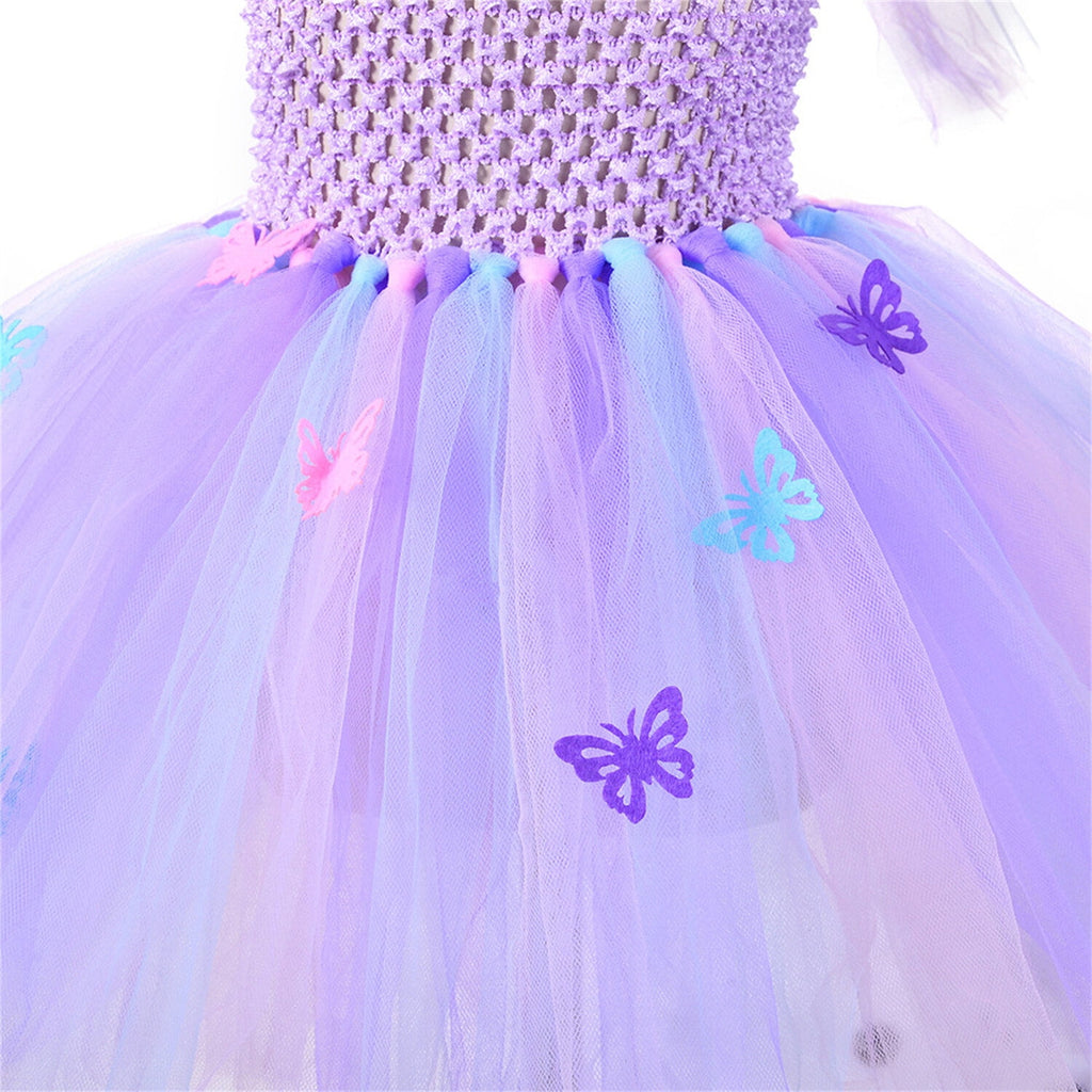 CHOYURME CHONYURM Fairy Halloween Princess Tutu Costume Dress for Girls Holiday Birthday Christmas Party Dress Up