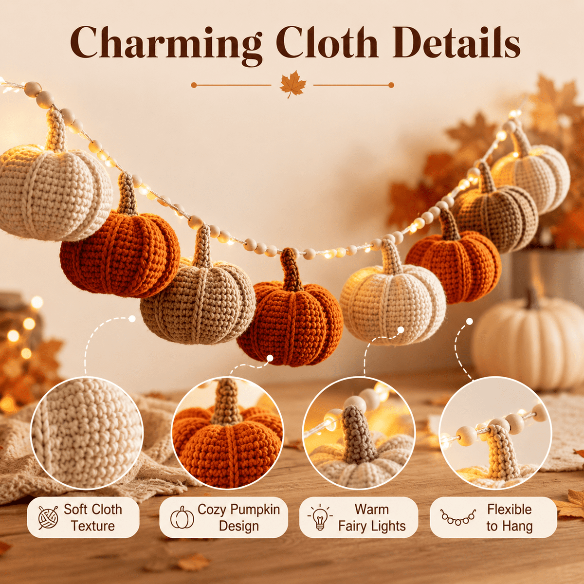 Diceymbol Halloween Decorations and Fall Decor, Halloween Venue Decoration Ghost Props LED Illuminated Ghost Decorations for Tabletop, Mantel, Shelf Indoor Outdoor 9.05 inch