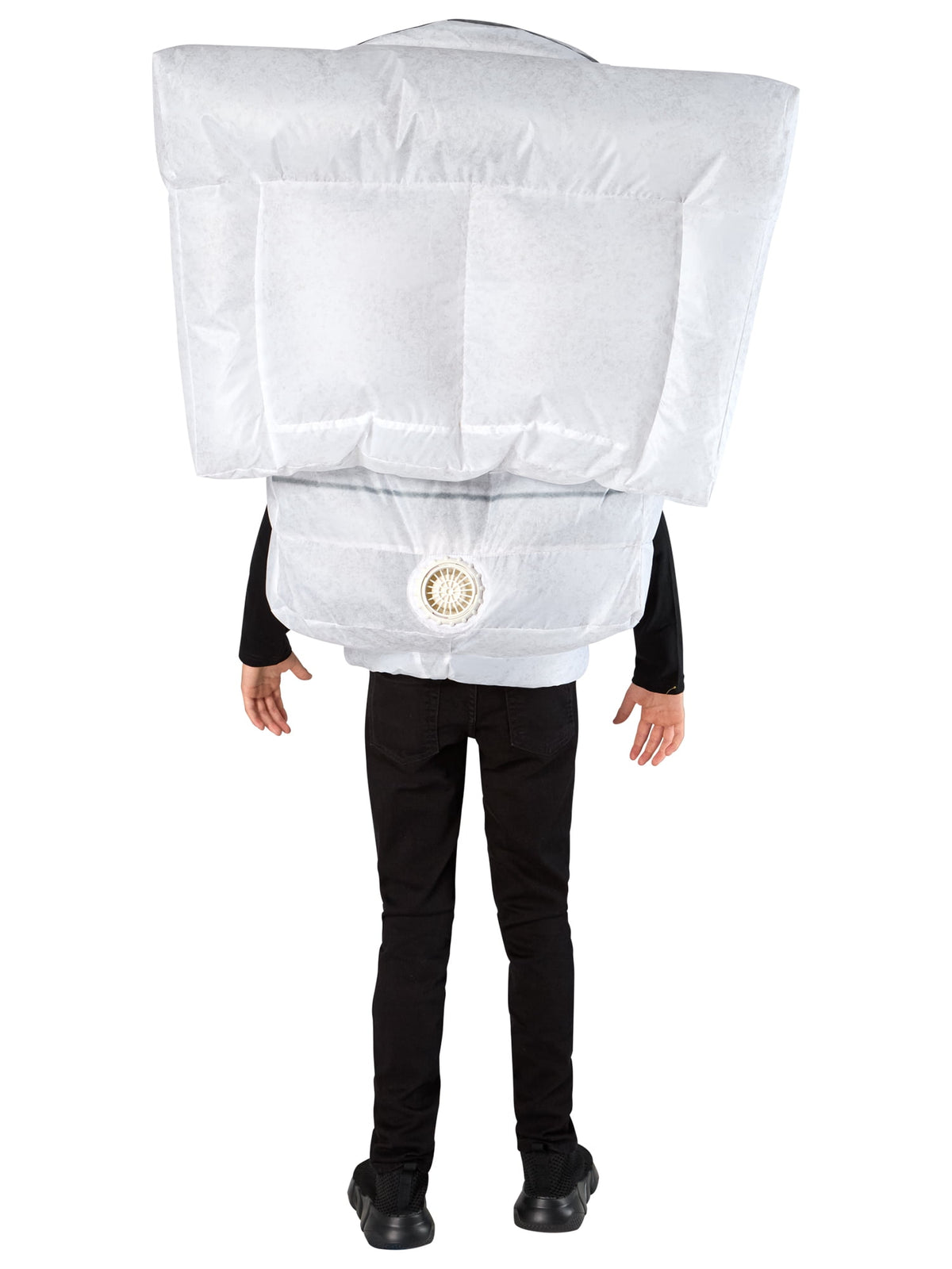 Skibidi Toilet Inflatable Costume with Hood for Boys by Rubies, One Size