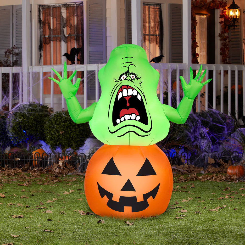 Ghostbusters Slimer Halloween Inflatable