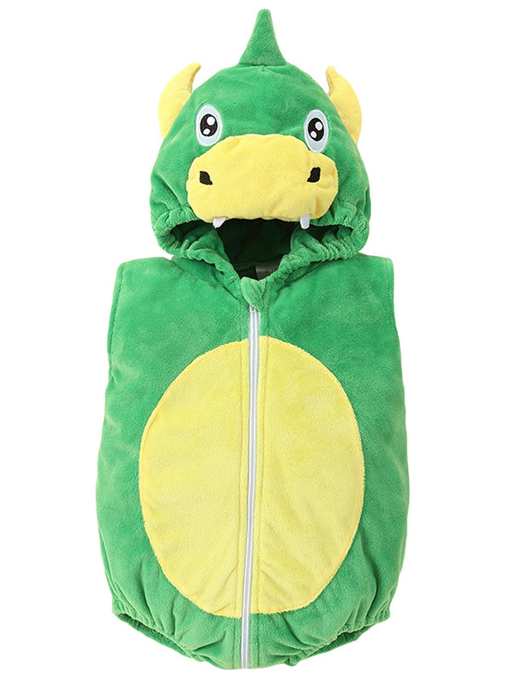 WIBACKER 0-24M Baby Boy Dinosaur Costume for Themed Parties and Halloween, Flannel Hooded Outfit Suit