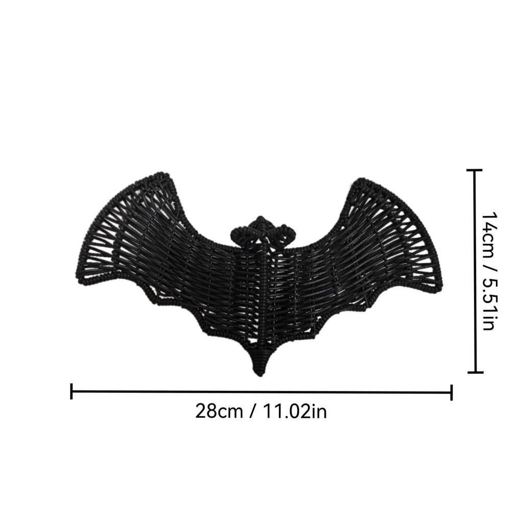 Clearance Halloween Hanging Bat Decoration, 3D Hand-Made Woven Bat Decor, Realistic Scary Fake Black Hanging Flying Bat, Spooky for Indoor Outdoor Yard Porch Lawn Decorations