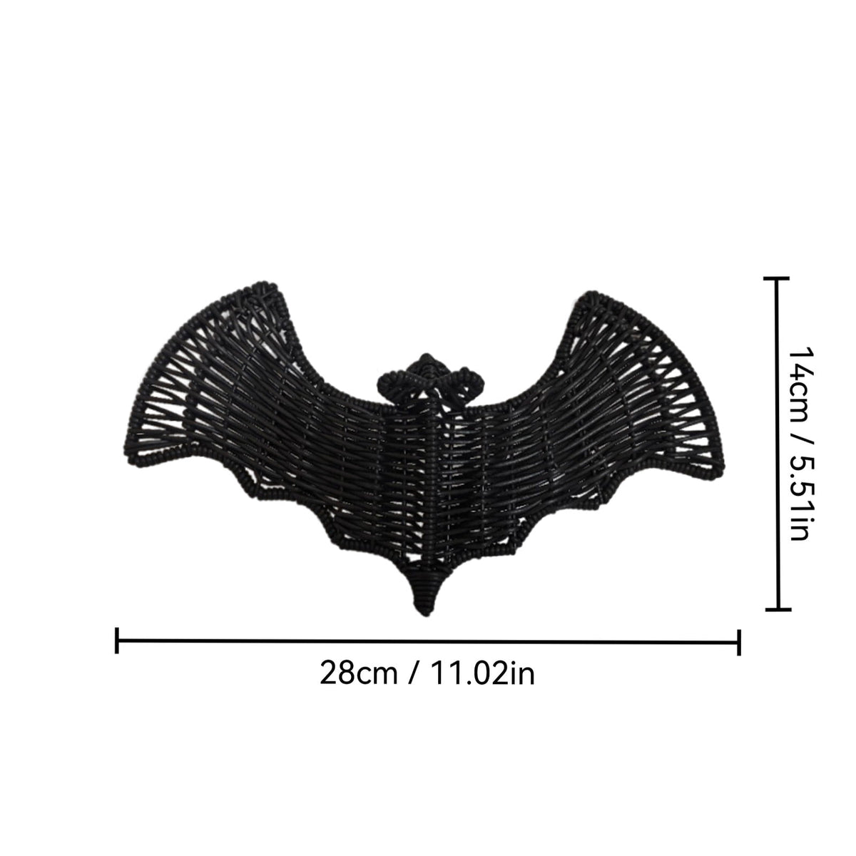 Clearance Halloween Hanging Bat Decoration, 3D Hand-Made Woven Bat Decor, Realistic Scary Fake Black Hanging Flying Bat, Spooky for Indoor Outdoor Yard Porch Lawn Decorations