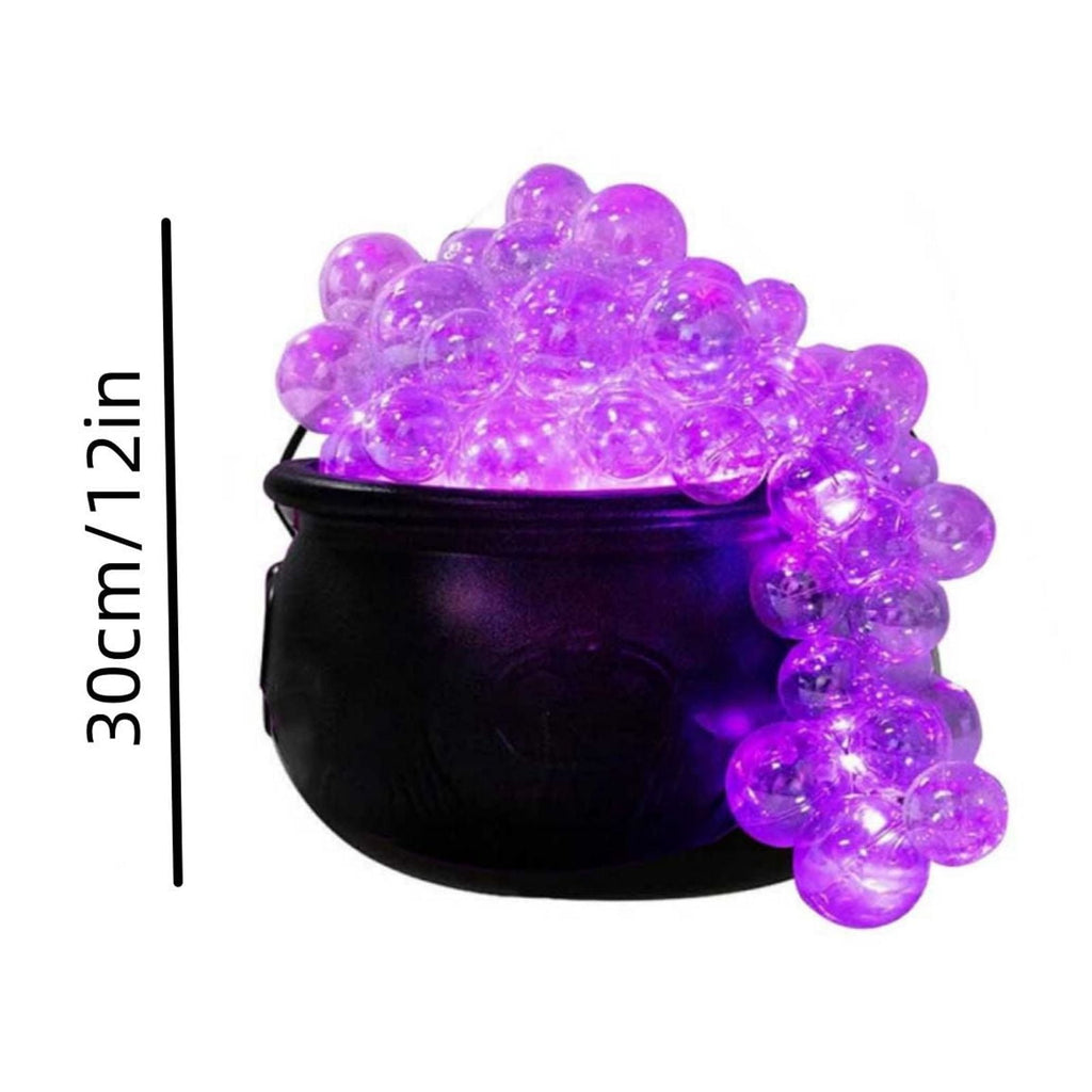 Muecwrye Halloween Decorations Outdoor, Halloween Clearance! Halloween Witches Cauldron with Lights, DIY Bubbling Cauldron Set Decor for Home Porch Outside, Halloween Party Supplies( Without Tripod)