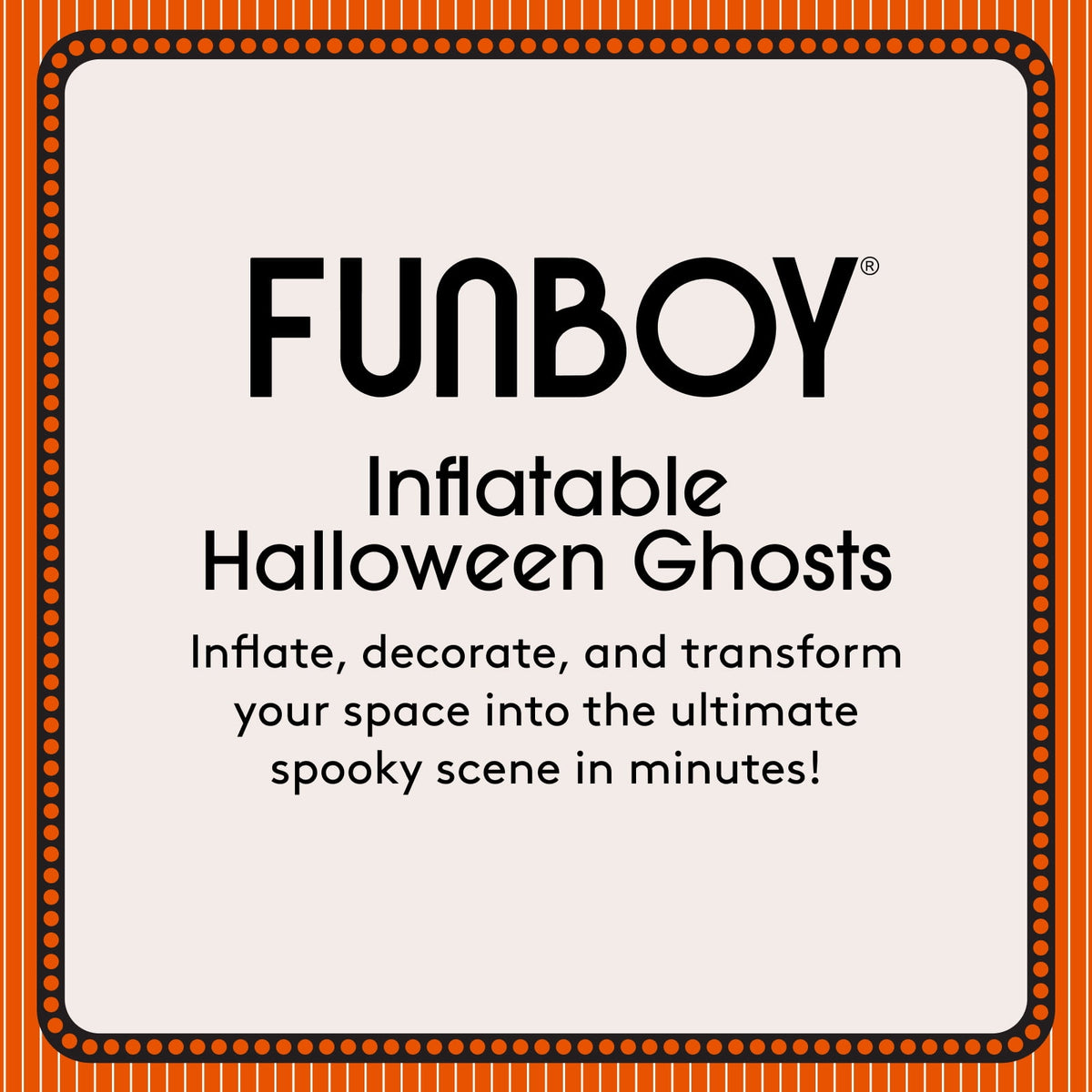 FUNBOY Inflatable Ghost Halloween Decorations Outdoor, 2-Pack