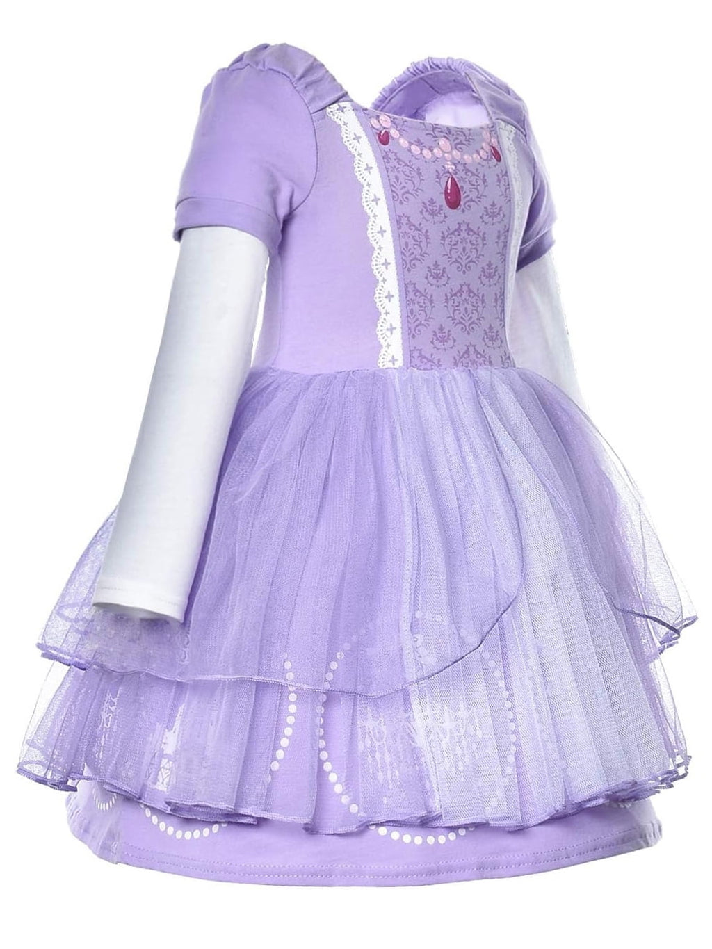 WIBACKER 1-6Y Toddler Girls Princess Costumes Dresses Fancy Dress Up Clothes for Halloween Party Cosplay, Christmas Gift