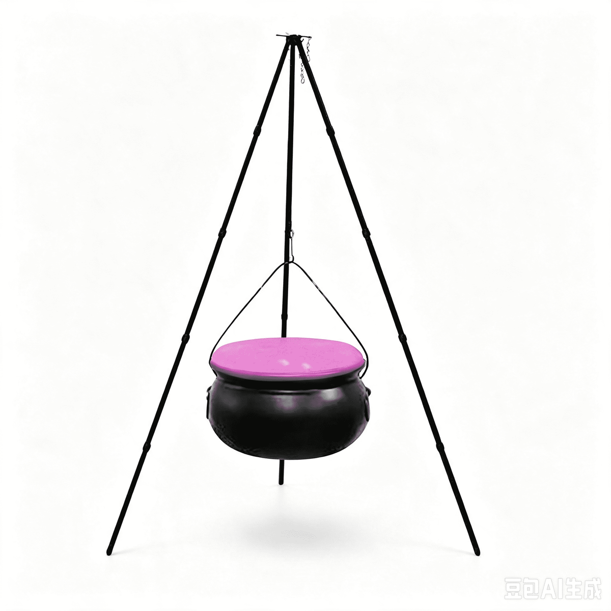 Muecwrye Halloween Decorations Outdoor, Halloween Clearance! Halloween Witches Cauldron with Lights, DIY Bubbling Cauldron Set Decor for Home Porch Outside, Halloween Party Supplies( Without Tripod)