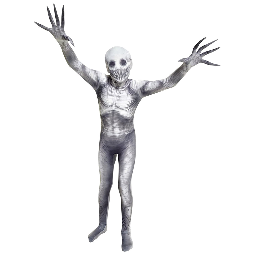 Morphsuits Kids the Rake Morphsuit Boys Girls Creepepasta Halloween Costume Halloween Gray M