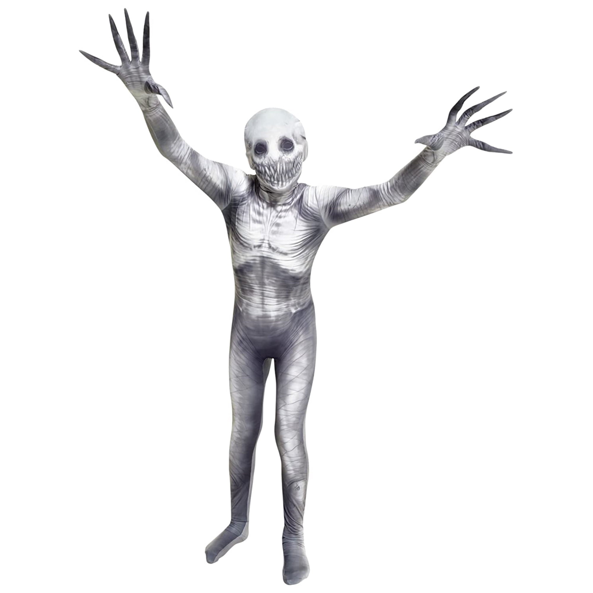 Morphsuits Kids the Rake Morphsuit Boys Girls Creepepasta Halloween Costume Halloween Gray M
