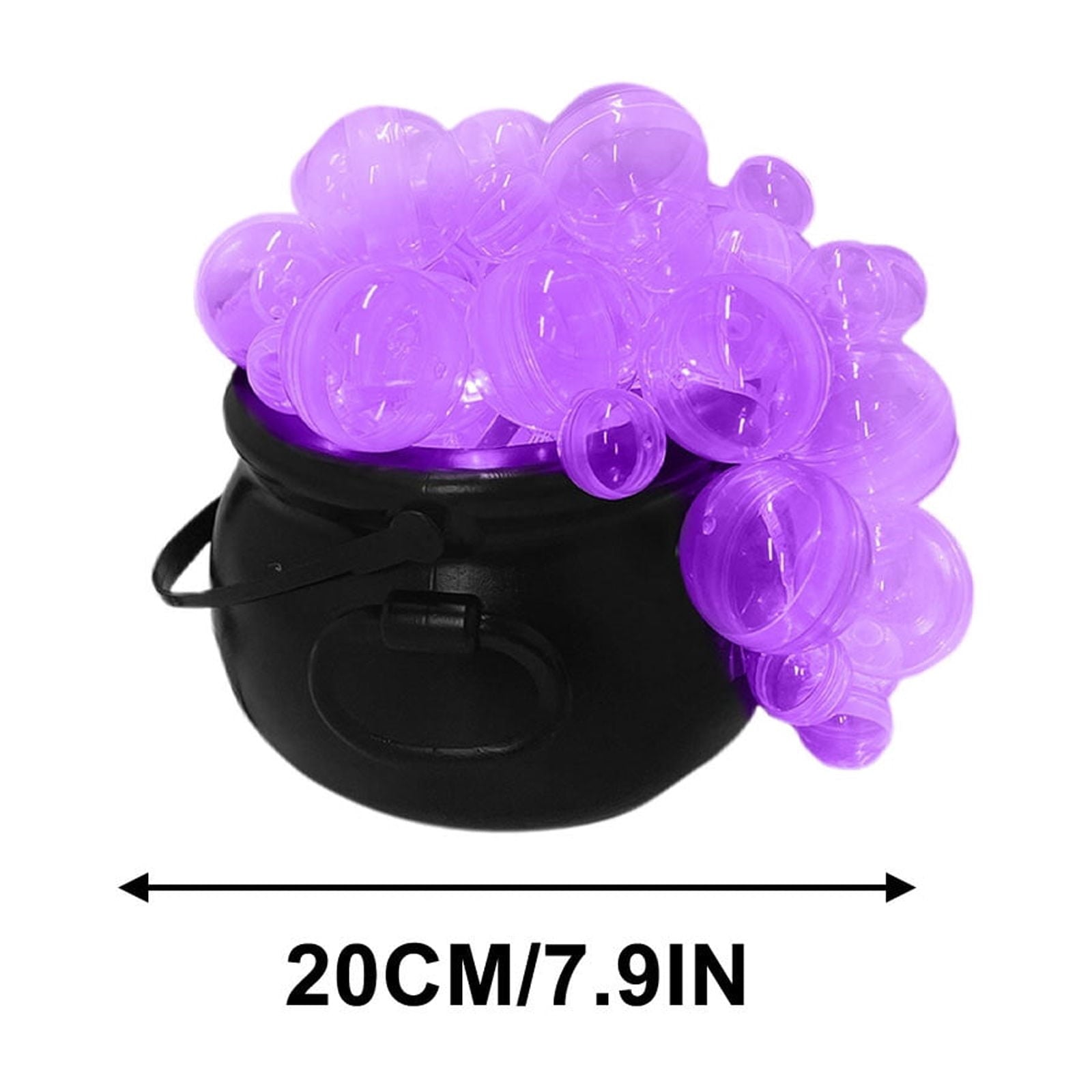Muecwrye Halloween Decorations Outdoor, Halloween Clearance! Halloween Witches Cauldron with Lights, DIY Bubbling Cauldron Set Decor for Home Porch Outside, Halloween Party Supplies( Without Tripod)
