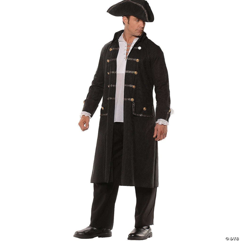 Brown Pirate Coat Set Men's Adult Halloween Costume