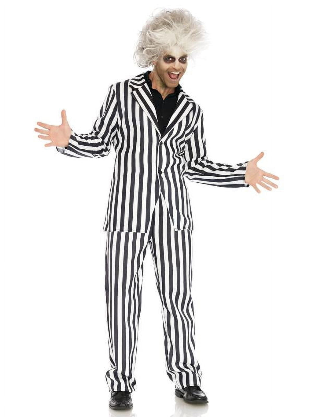 Leg Avenue Beetle Boss Fancy-Dress Costumes for Men with Striped Jacket and Pants, Adult L 42-44