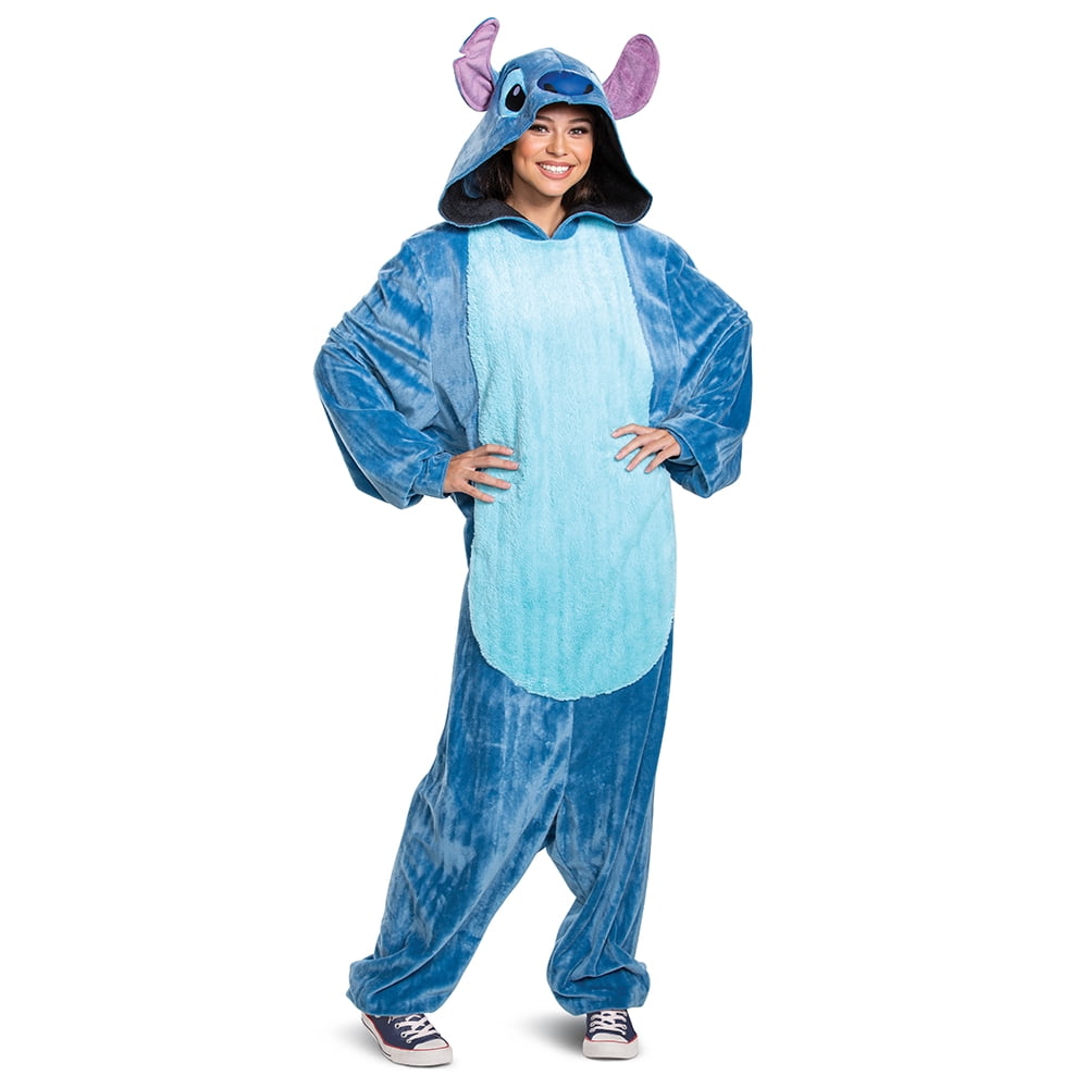Disney Lilo & Stitch 'Stitch' Jumpsuit Halloween Costume for Adults, Mens Size L (36/38), by Disguise