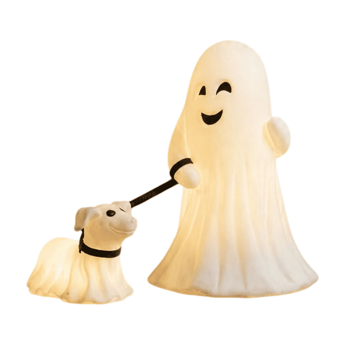 YZEGDCH Halloween 3D Ghost Campfire Flickering Night Light 2 Funny Roasting Marshmallows at Campfire LED Electric Faux Flameless Campfire Nightlight Funny Halloween Decor