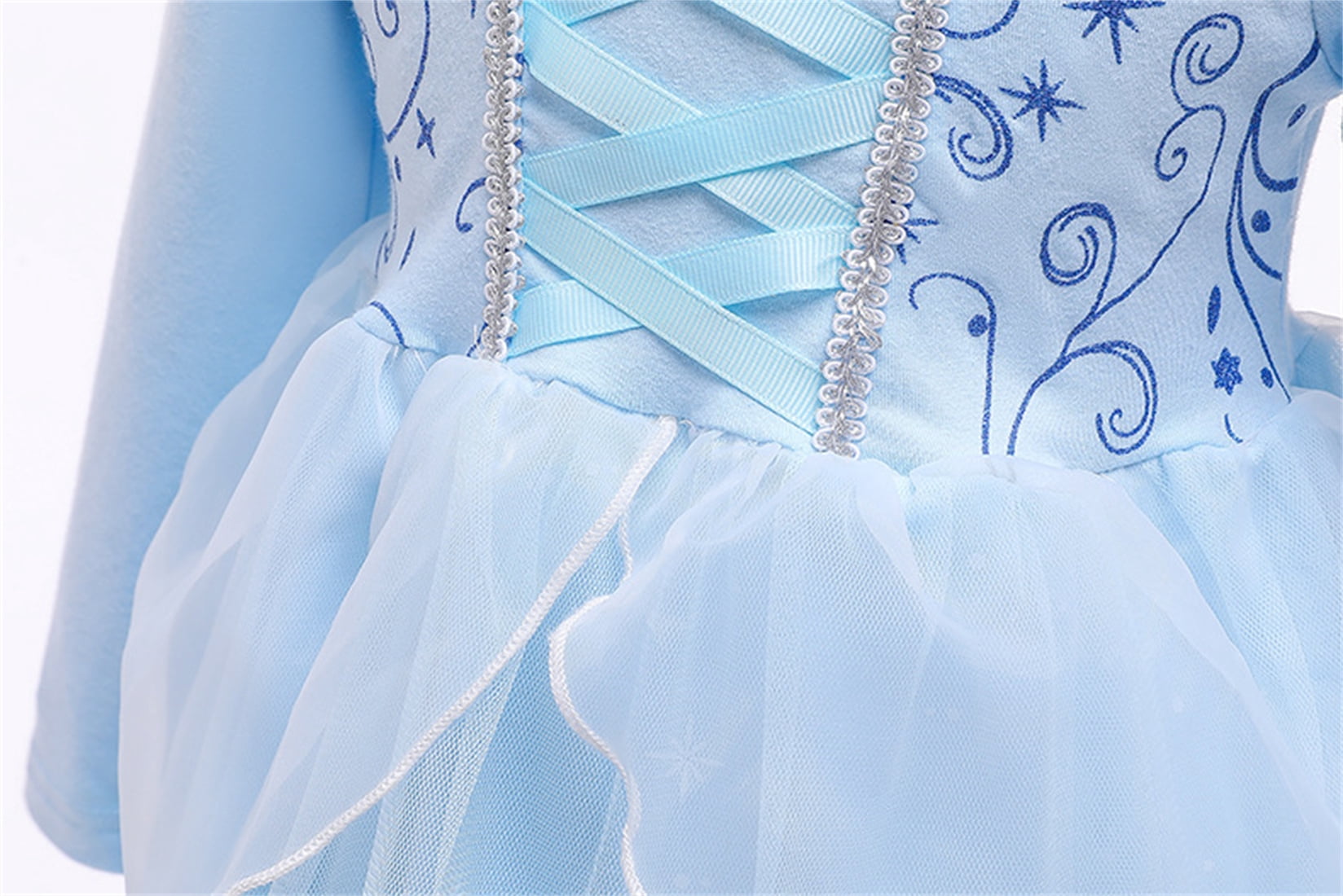 WIBACKER 1-6Y Toddler Girls Princess Costumes Dresses Fancy Dress Up Clothes for Halloween Party Cosplay, Christmas Gift