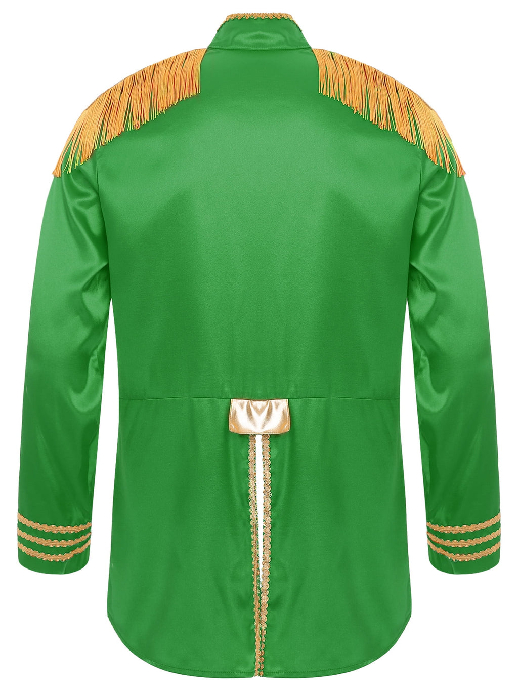 Eandarui Men's Halloween SGT Sergeant Pepper Costume Jacket Fancy Dress Hippie Music Star 1960s Shirt Red S