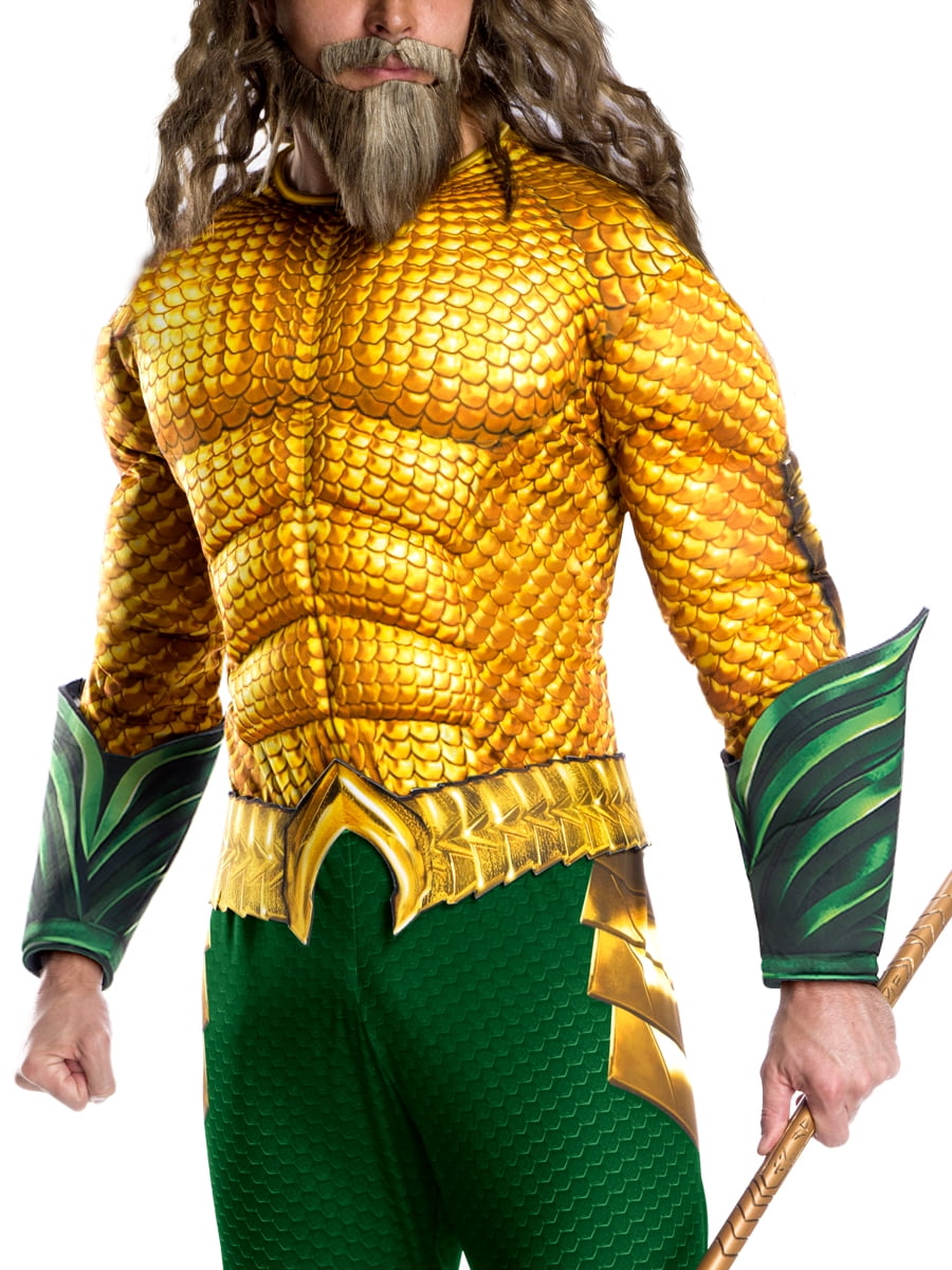 DC Comics Aquaman and the Lost Kingdom Aquaman Deluxe Costume for Adults by Rubies, Men's One Size