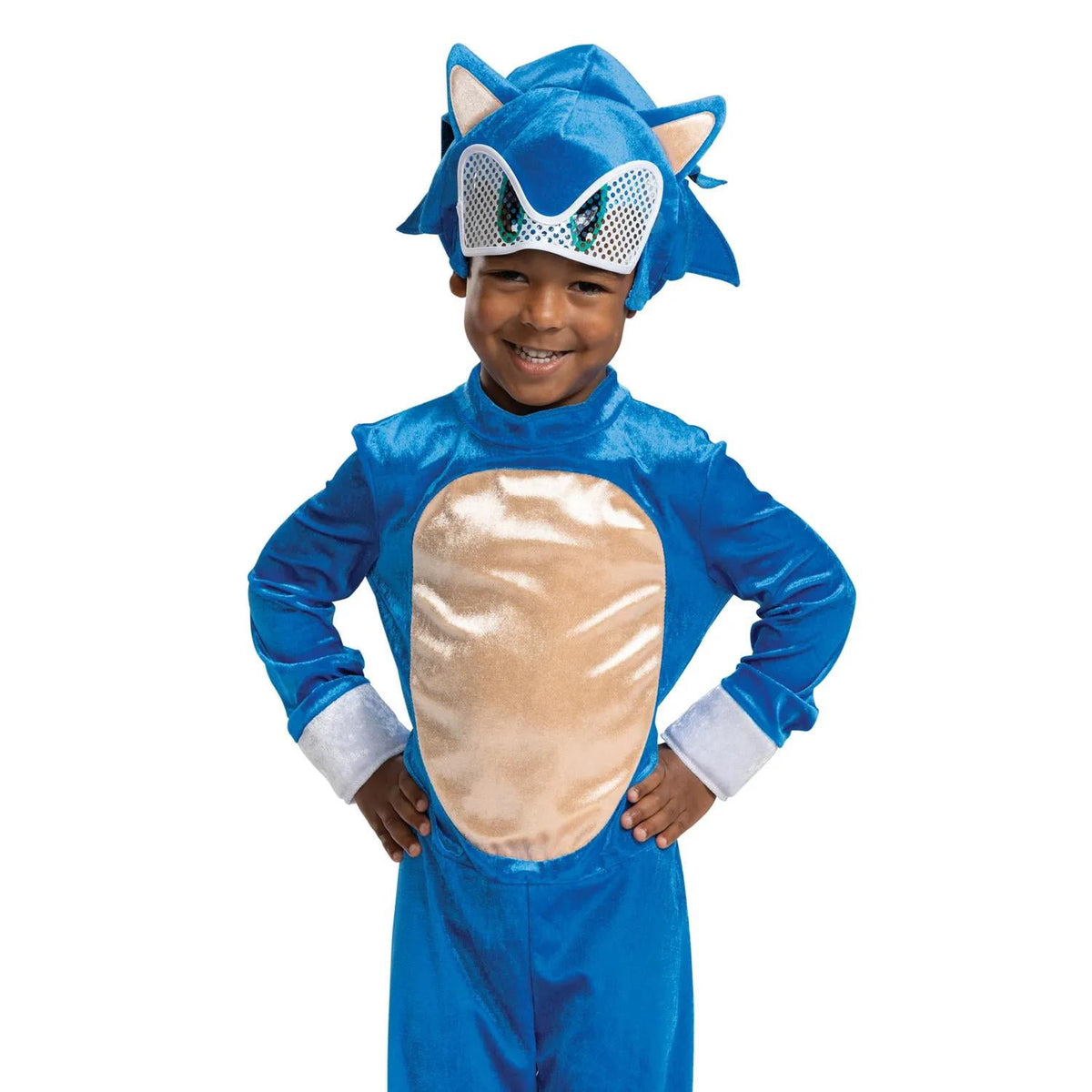 Disguise Toddler Boys' Sonic the Movie Sonic Jumpsuit Costume - 3T-4T