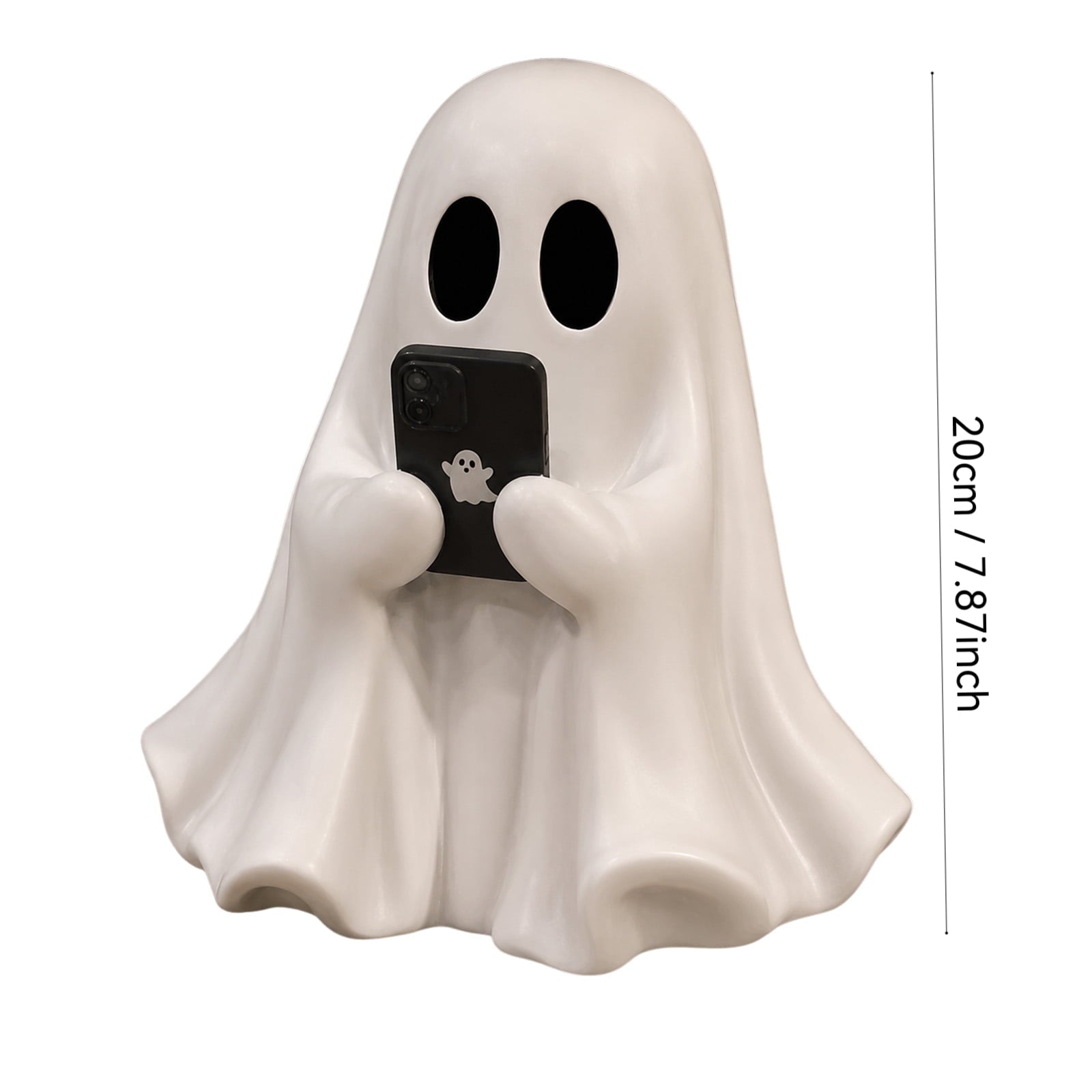 Halloween Decorations, Ghost Resin Crafts Ornaments, Alloween Decoration for Porch Yard Patio Indoor Decor Fall Autumn Home Shelf Mantel Ornament