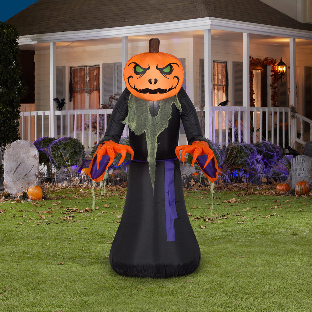 48 Inch Crawling Jack o' Lantern Monster for Halloween by Airblown Inflatables