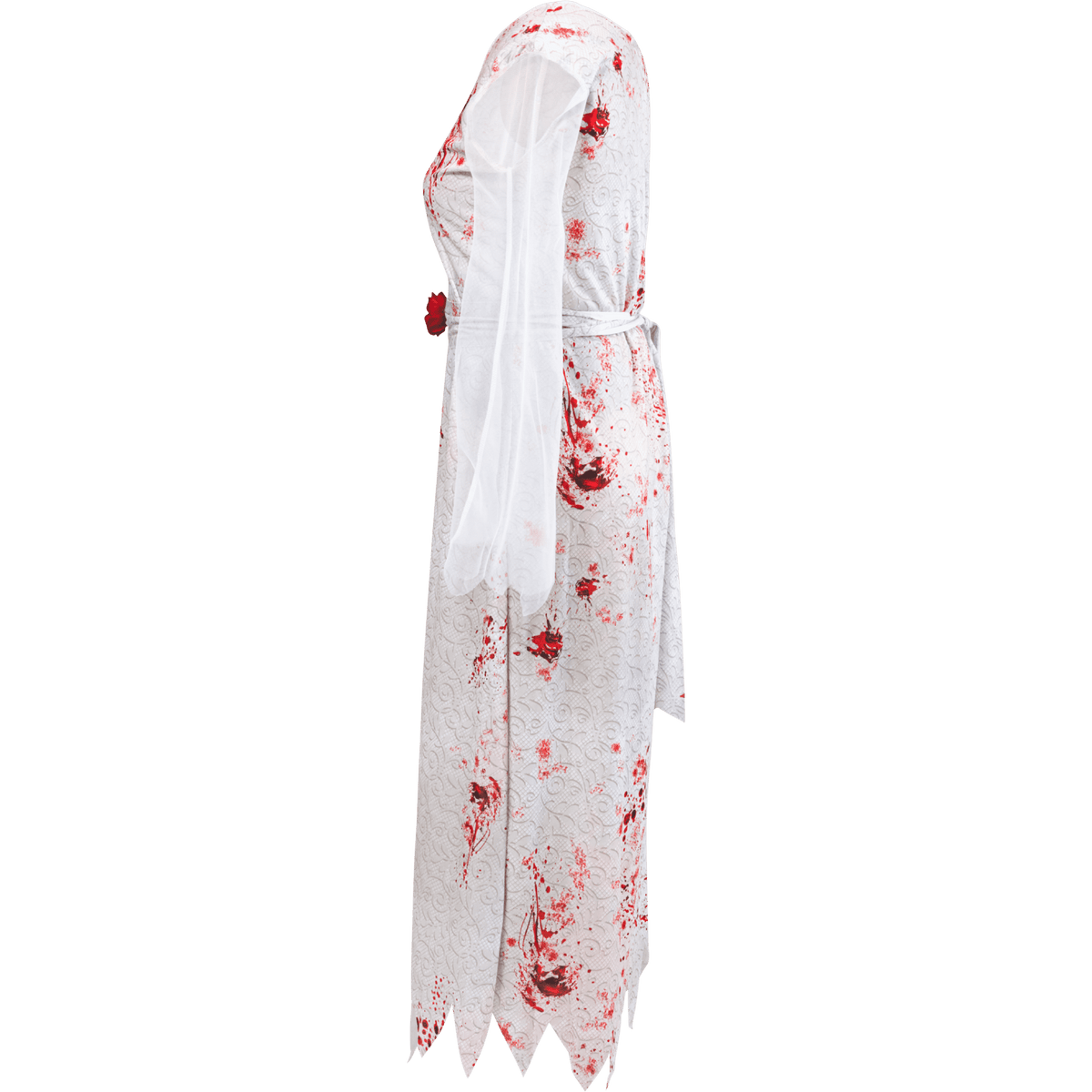 Ghost Bride Halloween Costume for Adults, Women's Size L (12/14), by Way to Celebrate
