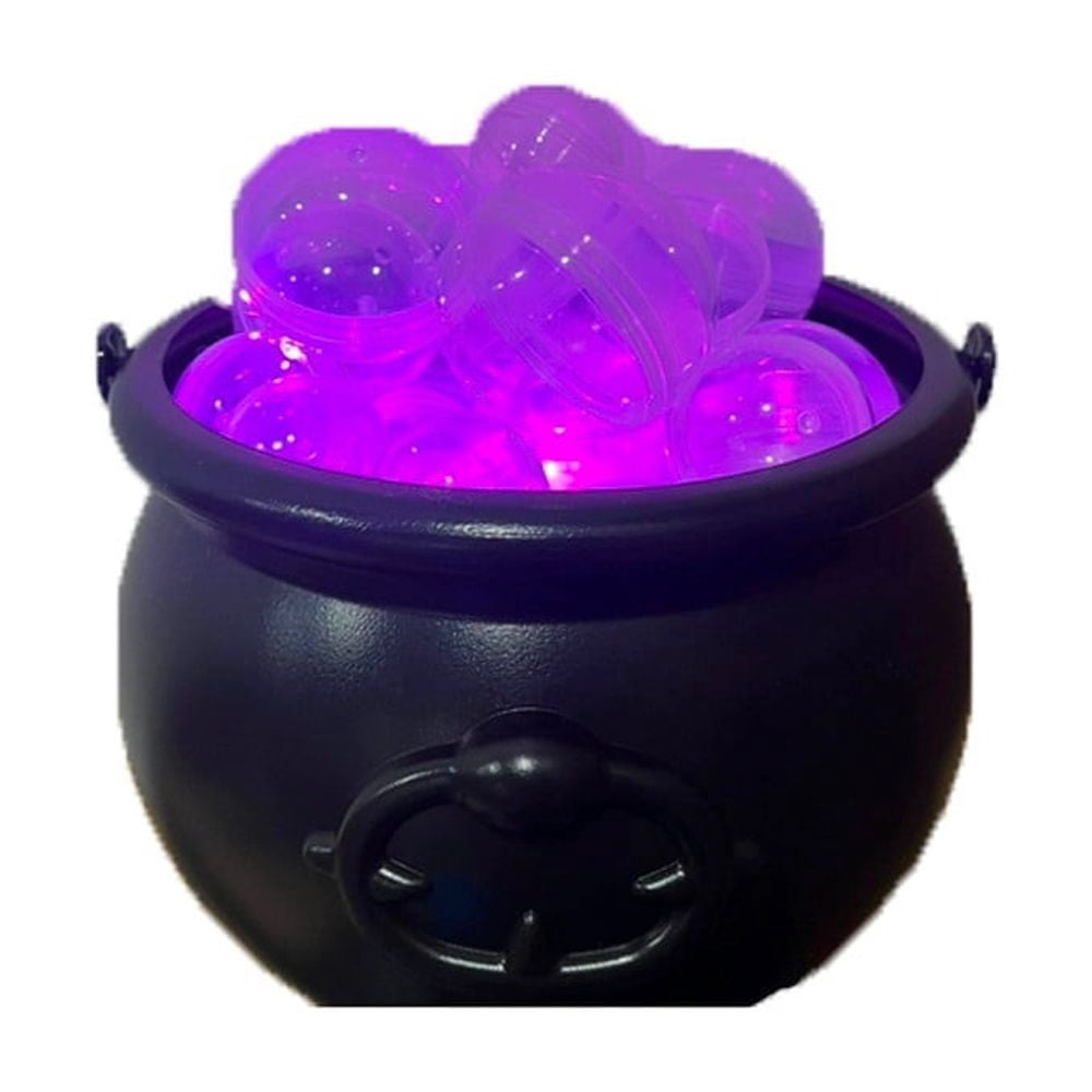 Muecwrye Halloween Decorations Outdoor, Halloween Clearance! Halloween Witches Cauldron with Lights, DIY Bubbling Cauldron Set Decor for Home Porch Outside, Halloween Party Supplies( Without Tripod)