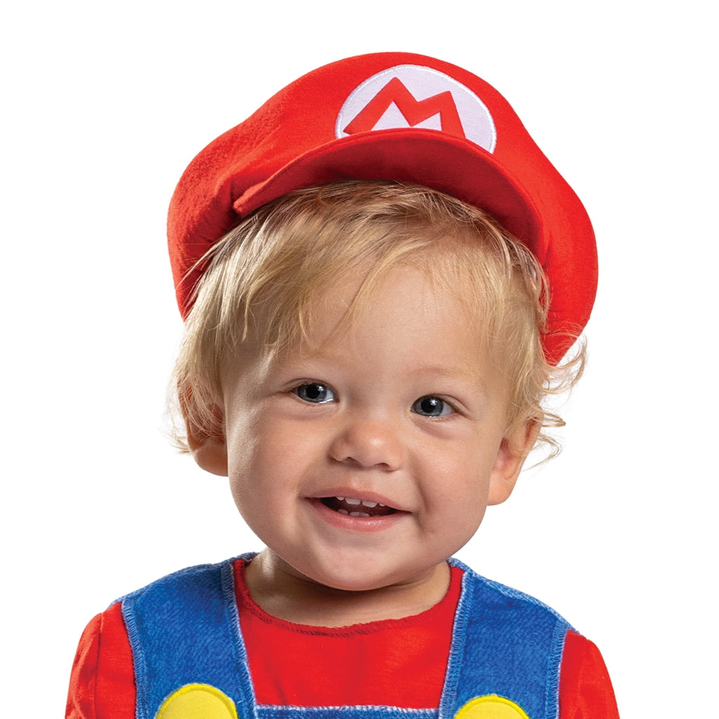 Nintendo Super Mario Bros. Mario Halloween Costume for Children, Infants Size 12-18M, by Disguise